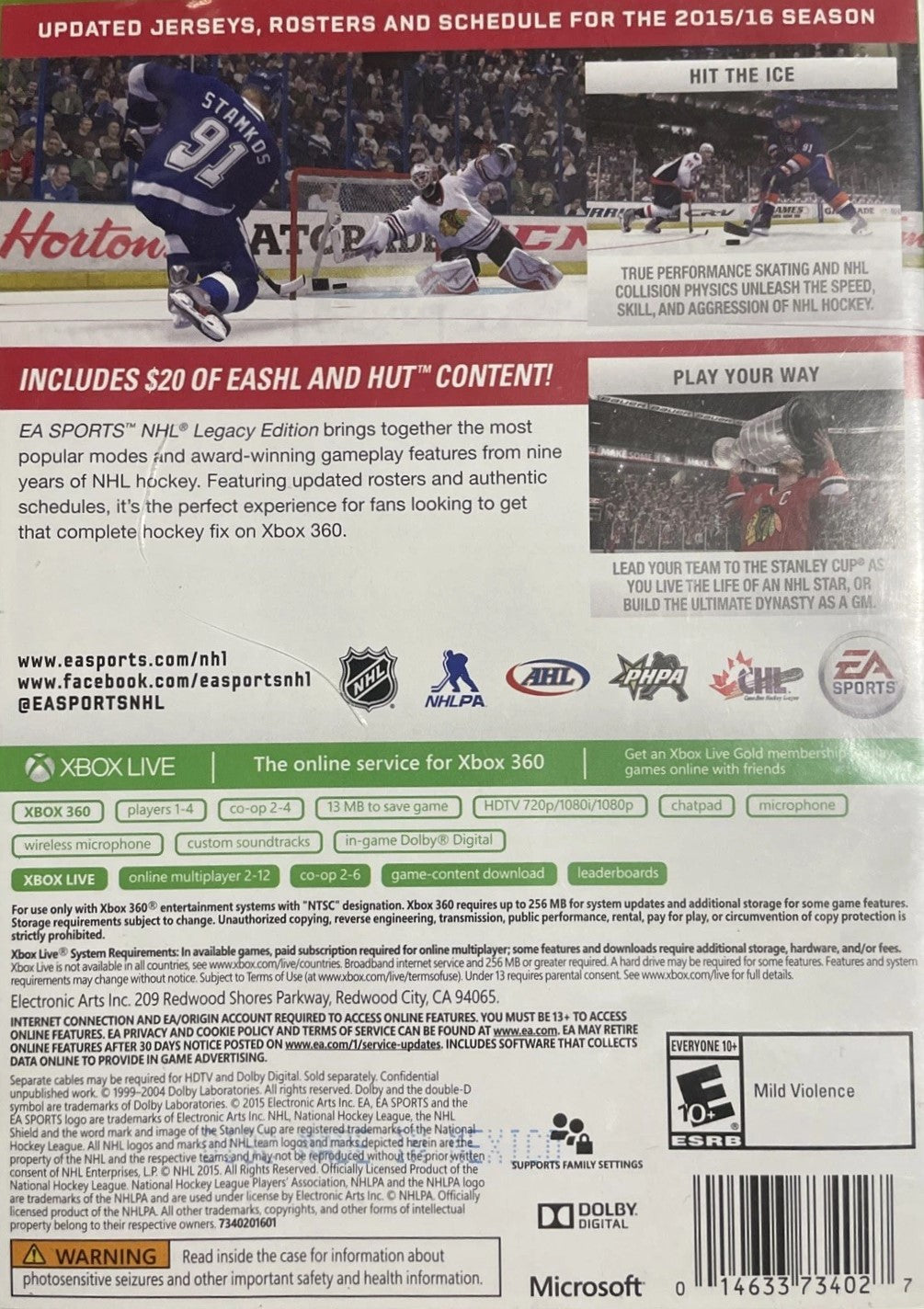 NHL Legacy Edition