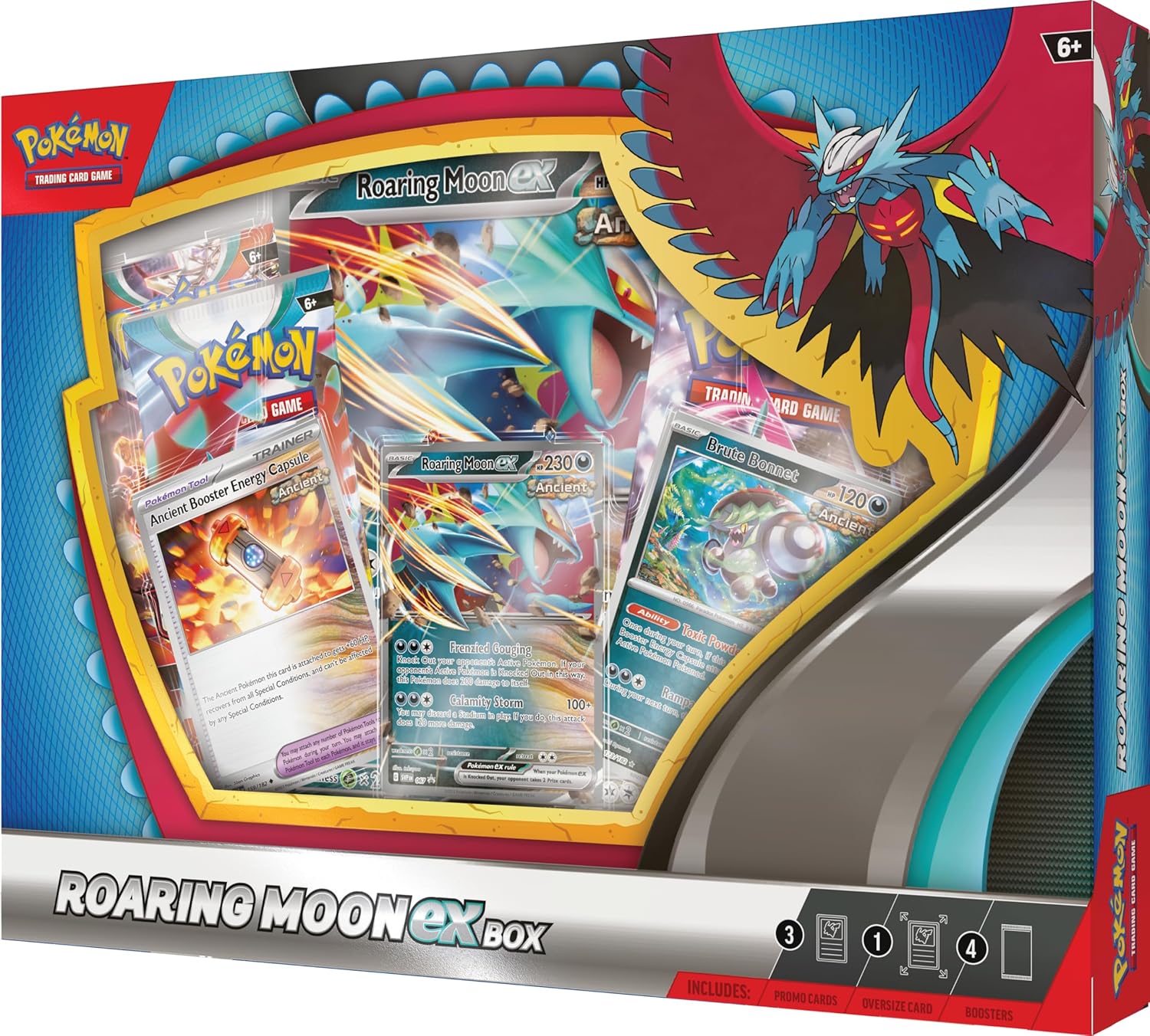 Pokemon TCG: Roaring Moon ex Box - Trading Card - New - CaveGamers - Image 3