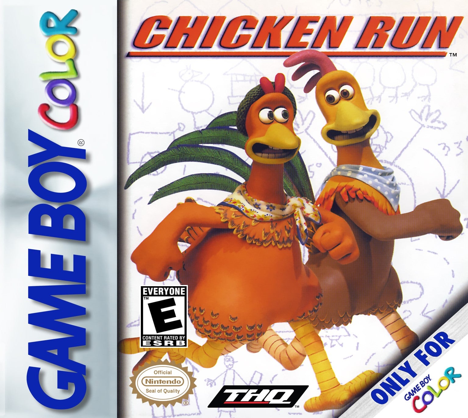 Chicken Run Game Boy Color - Video Game - Used - CaveGamers
