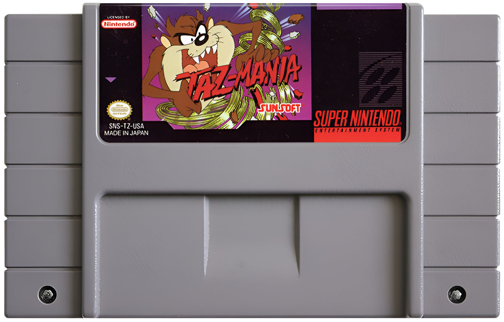 Taz-Mania SNES - Video Game - Used - CaveGamers - Image 3