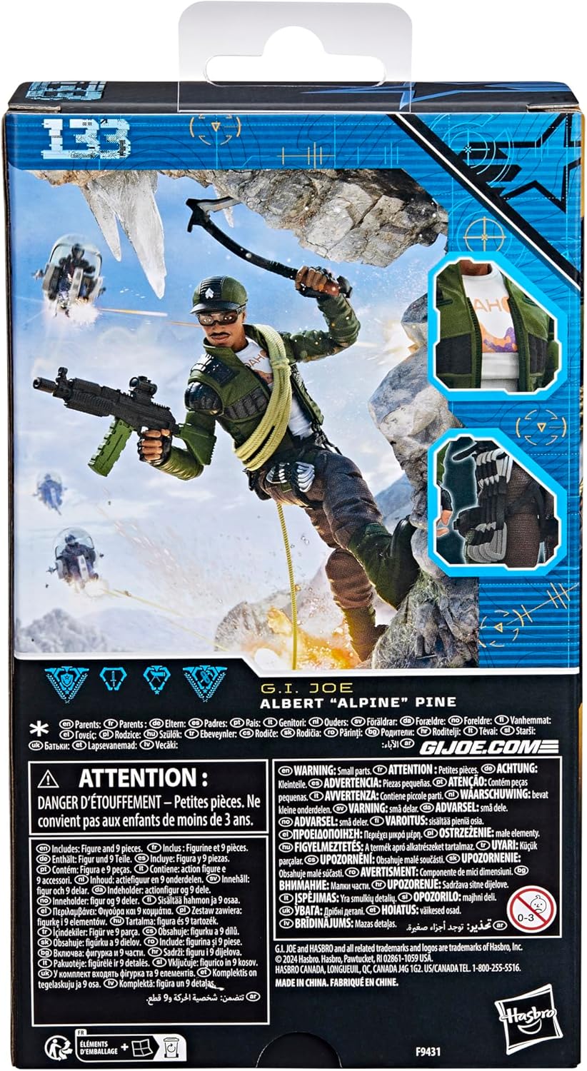 G.I. Joe Classified Series Albert Alpine Pine 6-Inch Action Figure Action Figures - Toys - New - CaveGamers - Image 2