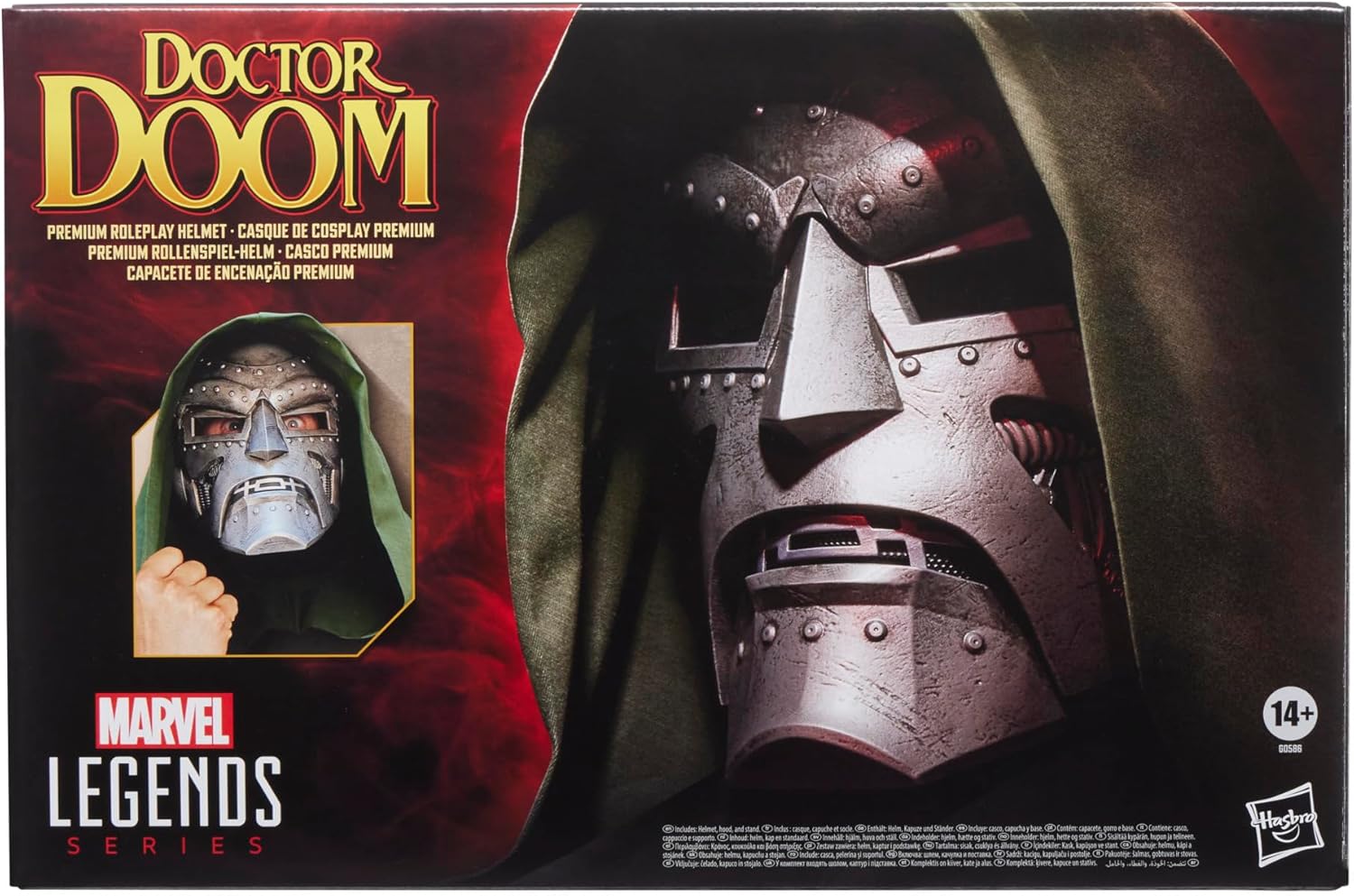 Marvel Legends Fantastic Four Doctor Doom Premium Roleplay Helmet Prop Replica Prop Replicas - Toys - New - CaveGamers - Image 2