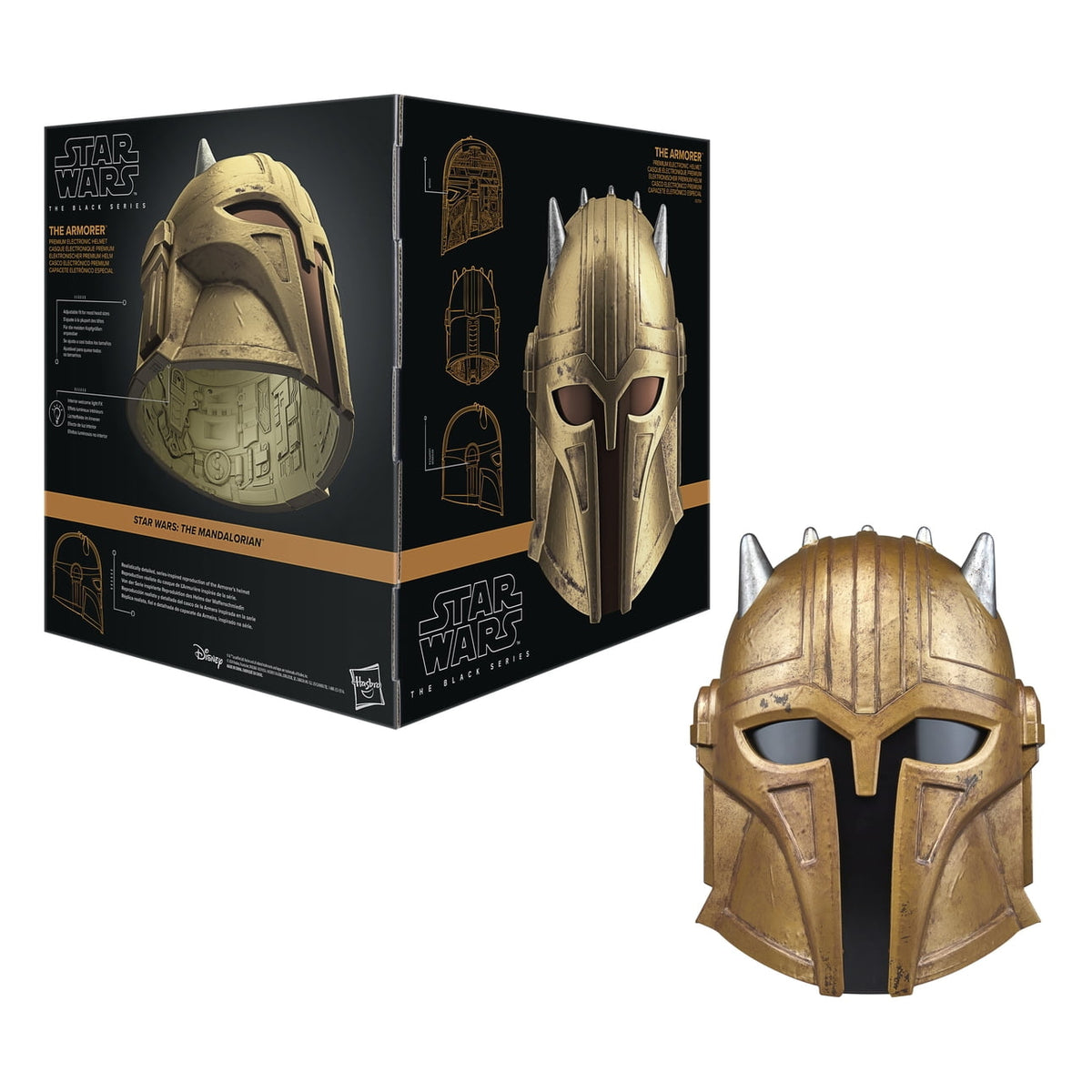 Star Wars: The Black Series - The Armorer Premium Electronic Helmet Prop Replicas - Toys - New - CaveGamers - Image 7
