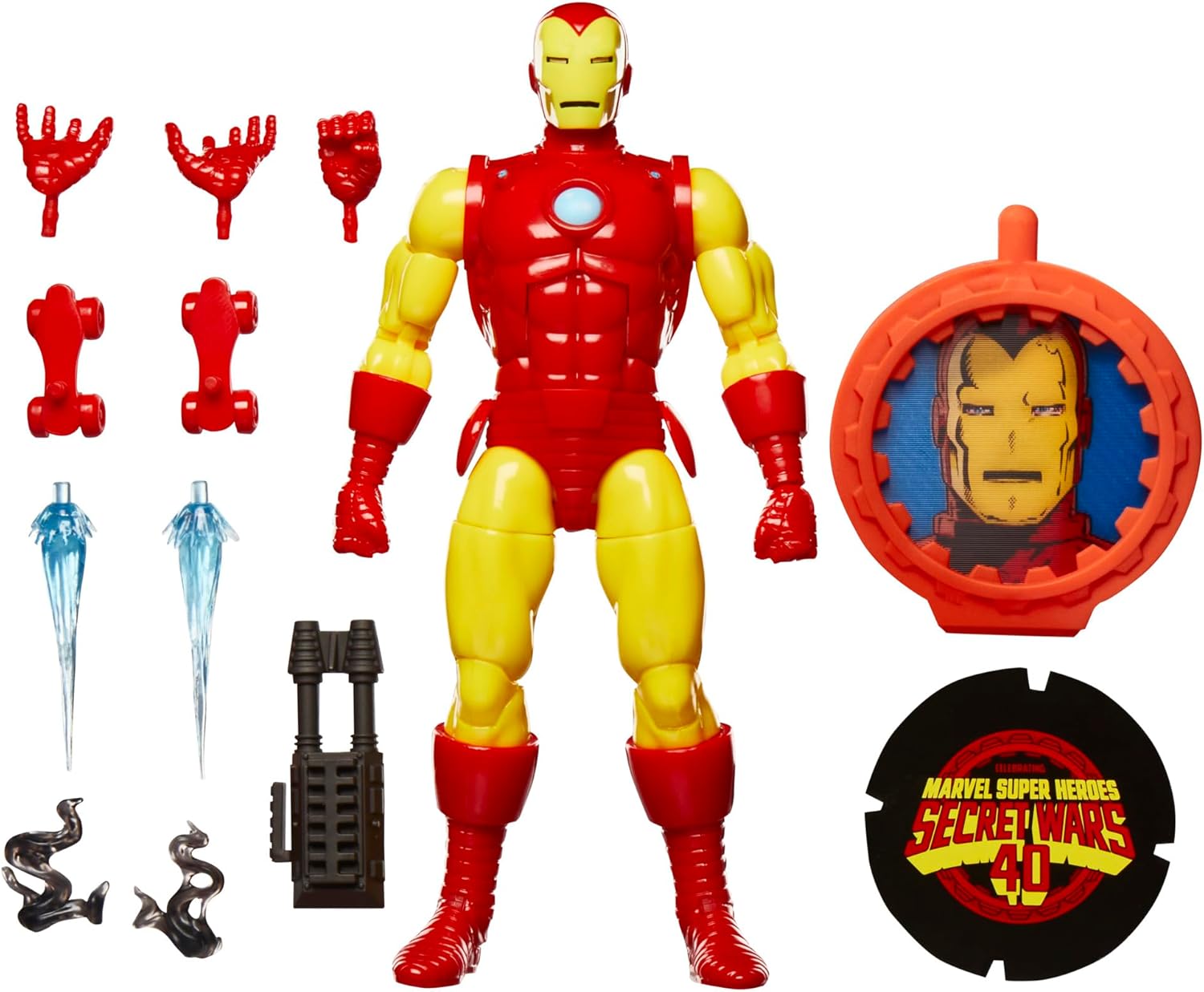 Marvel Legends Secret Wars Iron Man 6" Action Figure Action Figures - Toys - New - CaveGamers - Image 3