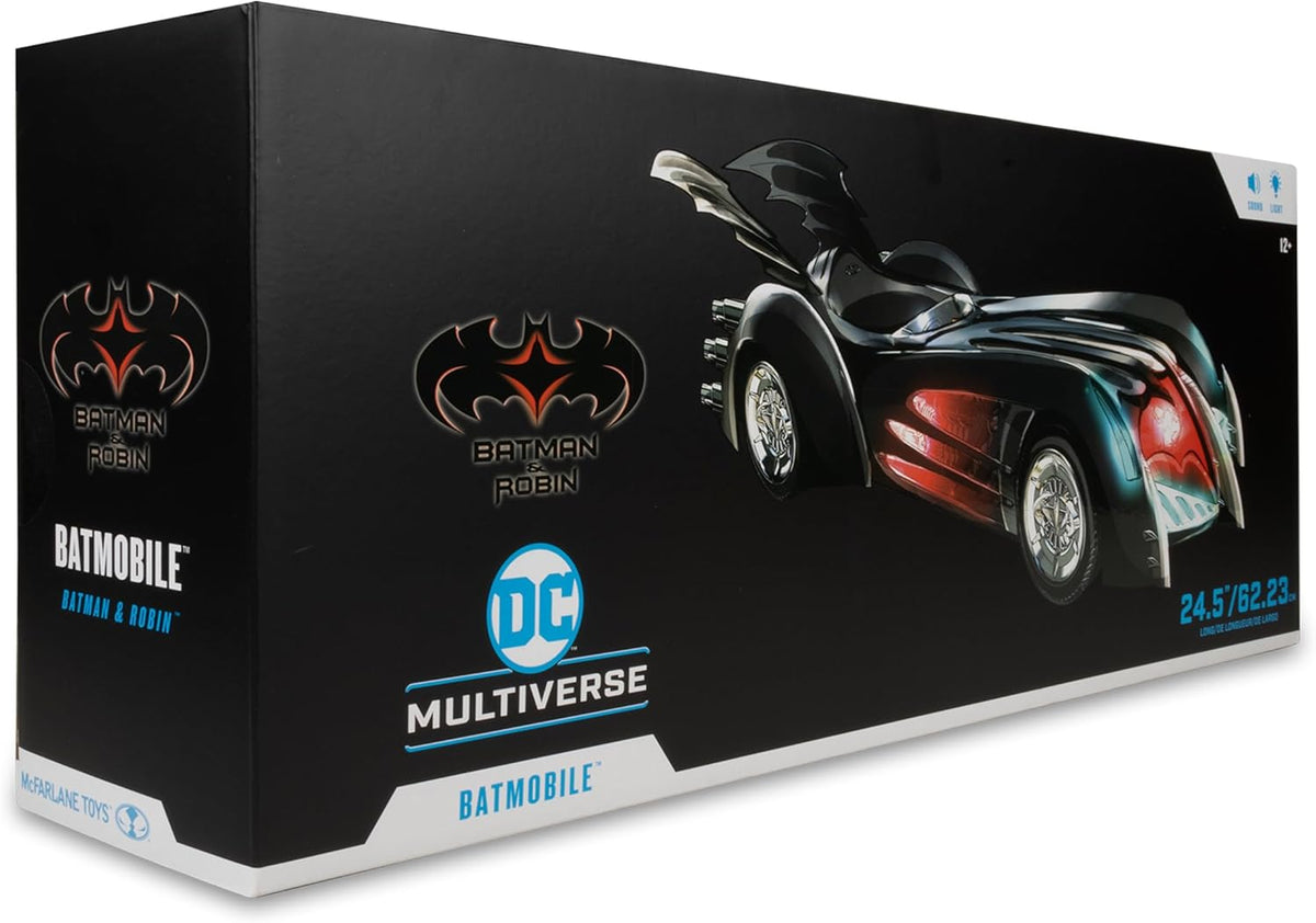 McFarlane DC Multiverse Batman & Robin Batmobile 24.5" Vehicle with Lights and Sound Vehicles - Toys - New - CaveGamers - Image 4