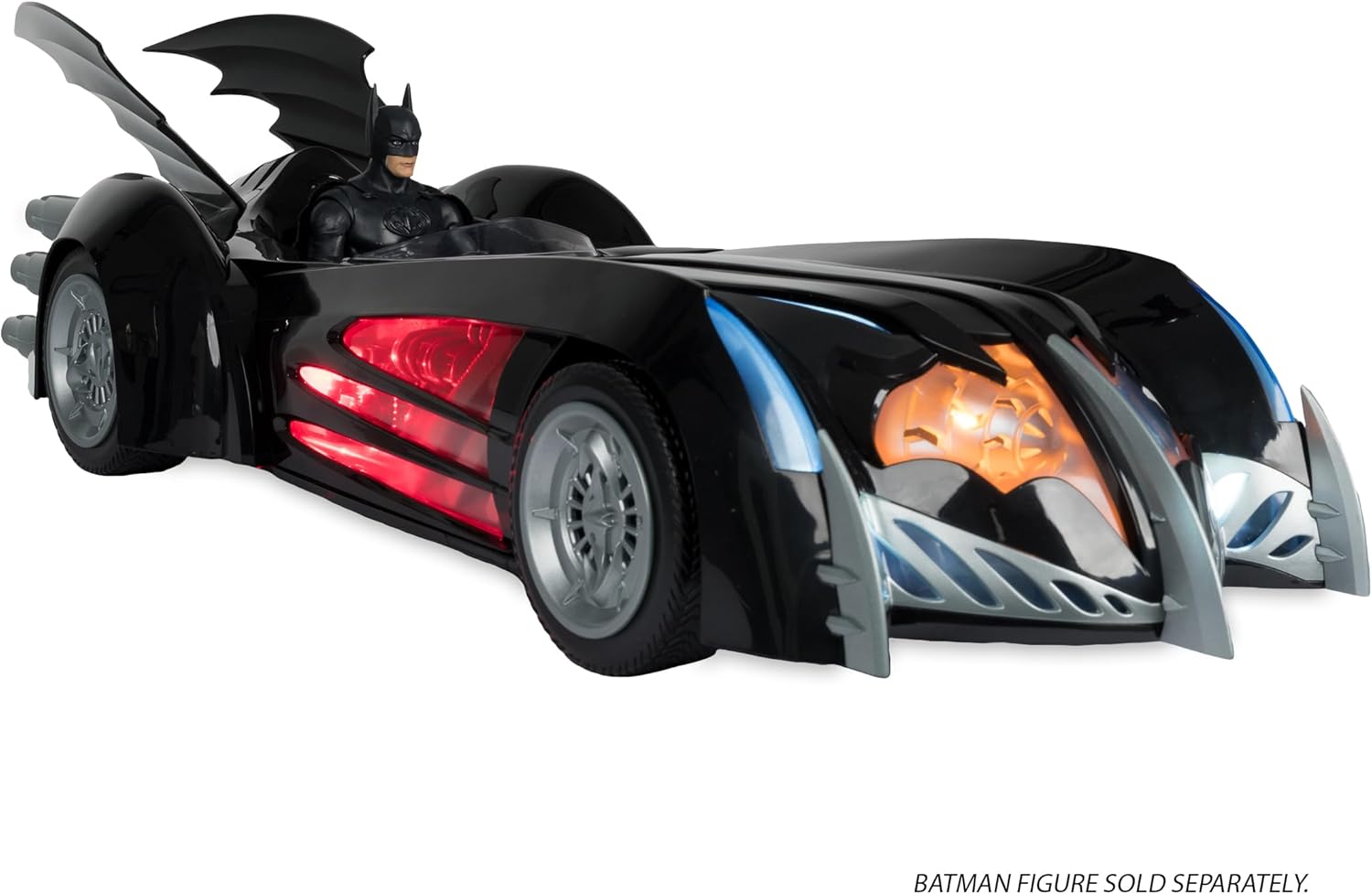 McFarlane DC Multiverse Batman & Robin Batmobile 24.5" Vehicle with Lights and Sound Vehicles - Toys - New - CaveGamers - Image 8