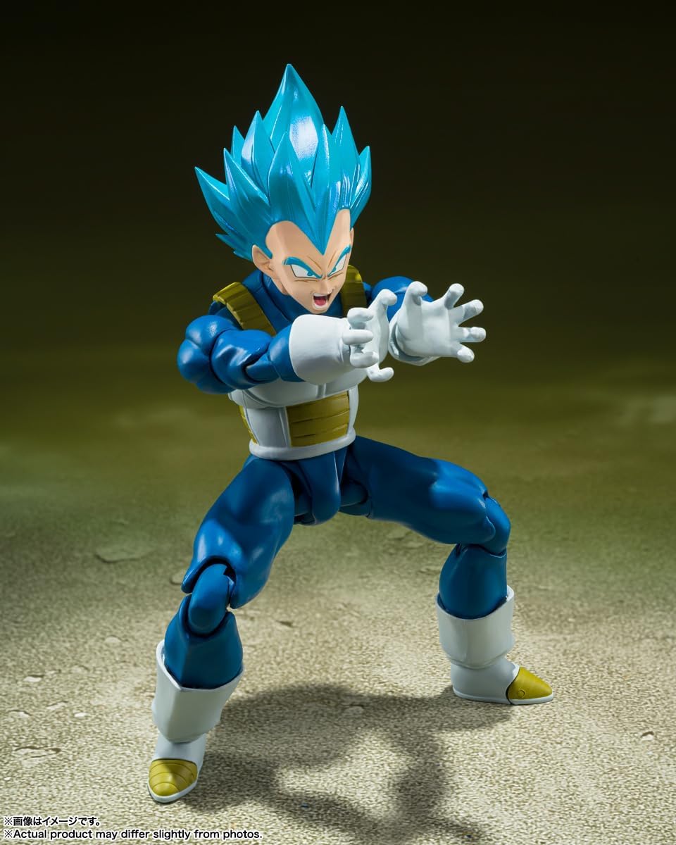 S.H.Figuarts Dragon Ball Super Super Saiyan God Vegeta Unwavering Saiyan Pride Action Figure Action Figures - Toys - New - CaveGamers - Image 6