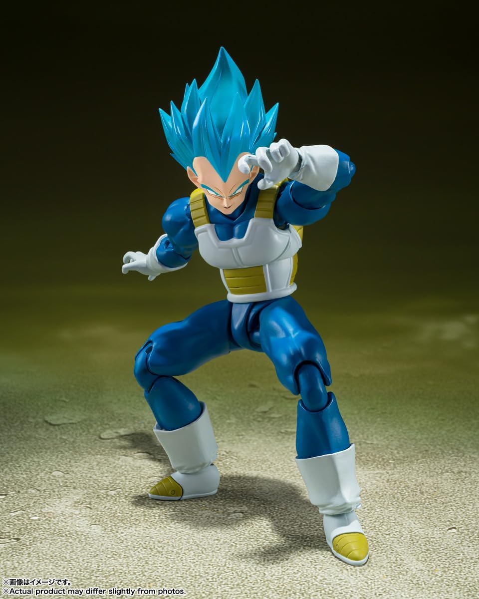 S.H.Figuarts Dragon Ball Super Super Saiyan God Vegeta Unwavering Saiyan Pride Action Figure Action Figures - Toys - New - CaveGamers - Image 7