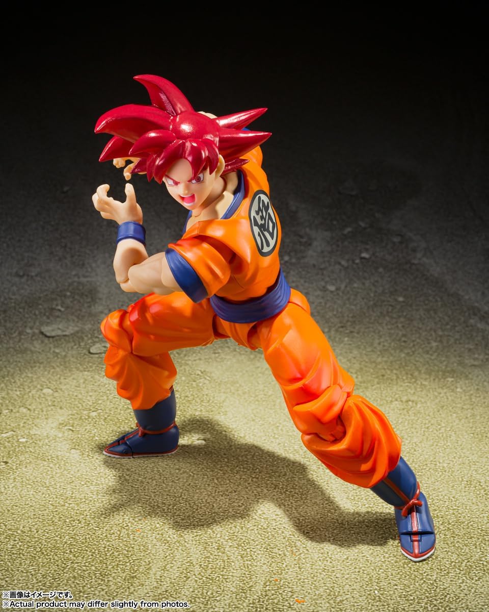 S.H.Figuarts Dragon Ball Super Super Saiyan God Son Goku Action Figure Action Figures - Toys - New - CaveGamers - Image 4