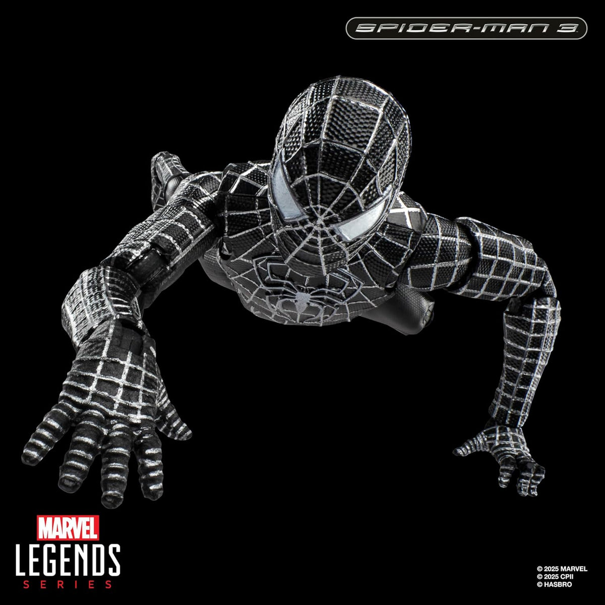 Marvel Legends Spider-Man Spider-Man 3 Symbiote Suit 6" Action Figure Action Figures - Toys - New - CaveGamers - Image 6