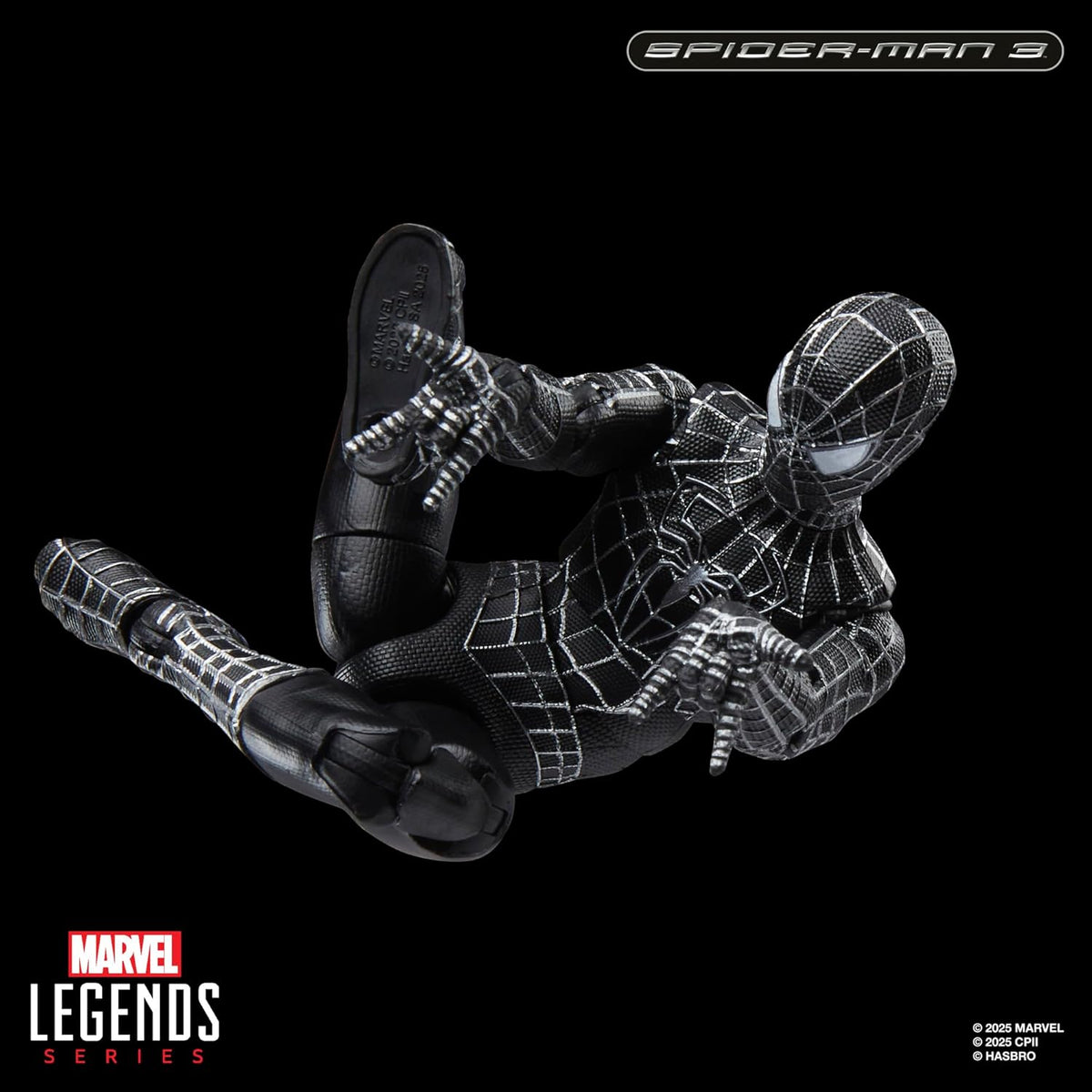 Marvel Legends Spider-Man Spider-Man 3 Symbiote Suit 6" Action Figure Action Figures - Toys - New - CaveGamers - Image 7