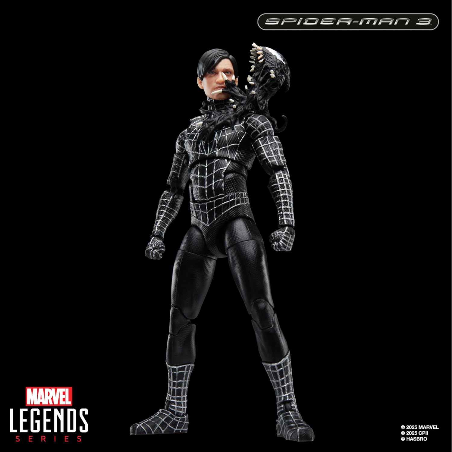 Marvel Legends Spider-Man Spider-Man 3 Symbiote Suit 6" Action Figure Action Figures - Toys - New - CaveGamers - Image 8