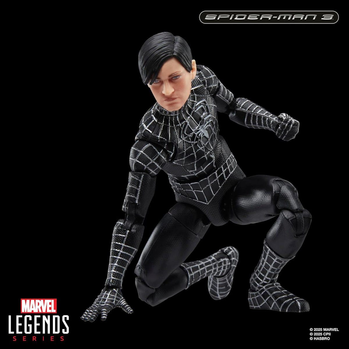 Marvel Legends Spider-Man Spider-Man 3 Symbiote Suit 6" Action Figure Action Figures - Toys - New - CaveGamers - Image 9
