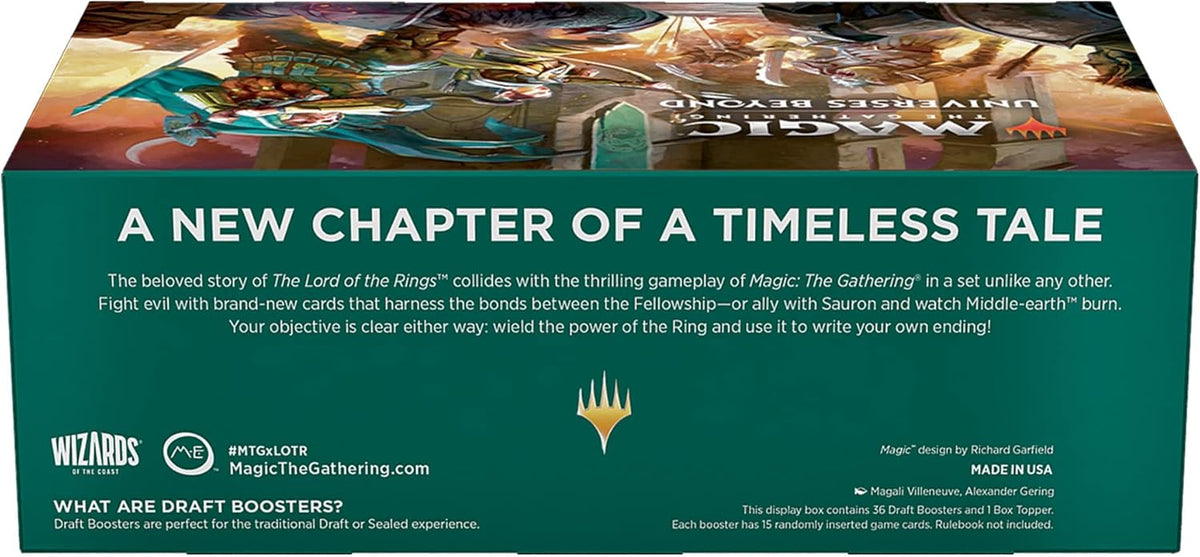 Magic: The Gathering - The Lord of the Rings: Tales of Middle-earth Draft Booster Box - Trading Card - New - CaveGamers - Image 3
