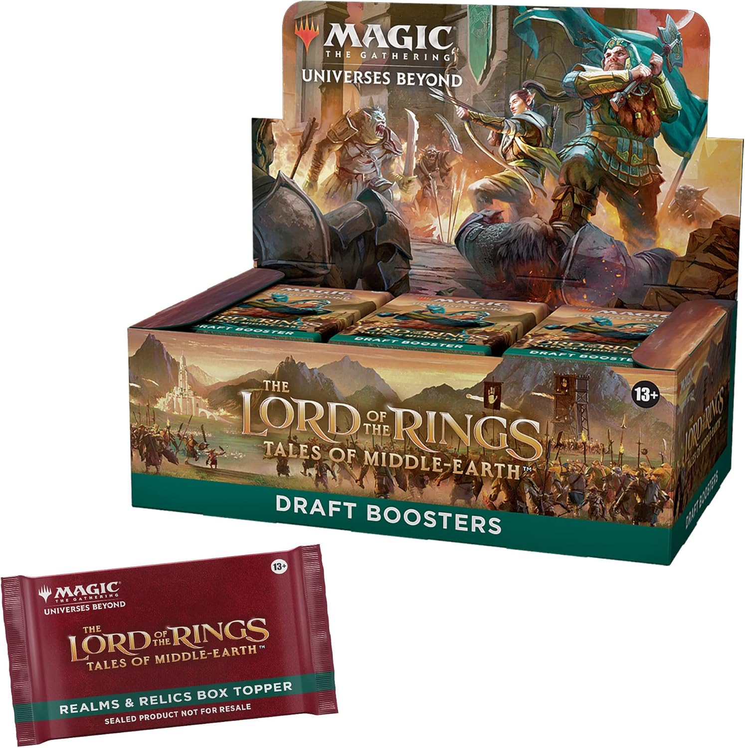 Magic: The Gathering - The Lord of the Rings: Tales of Middle-earth Draft Booster Box - Trading Card - New - CaveGamers - Image 4