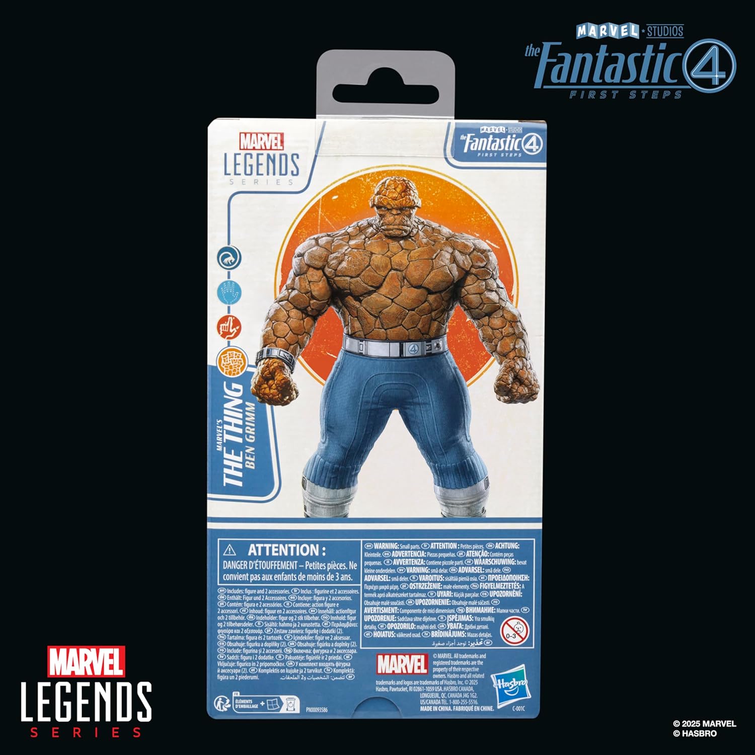 Marvel Legends The Fantastic Four: First Steps The Thing 6" Action Figure Action Figures - Toys - New - CaveGamers - Image 3