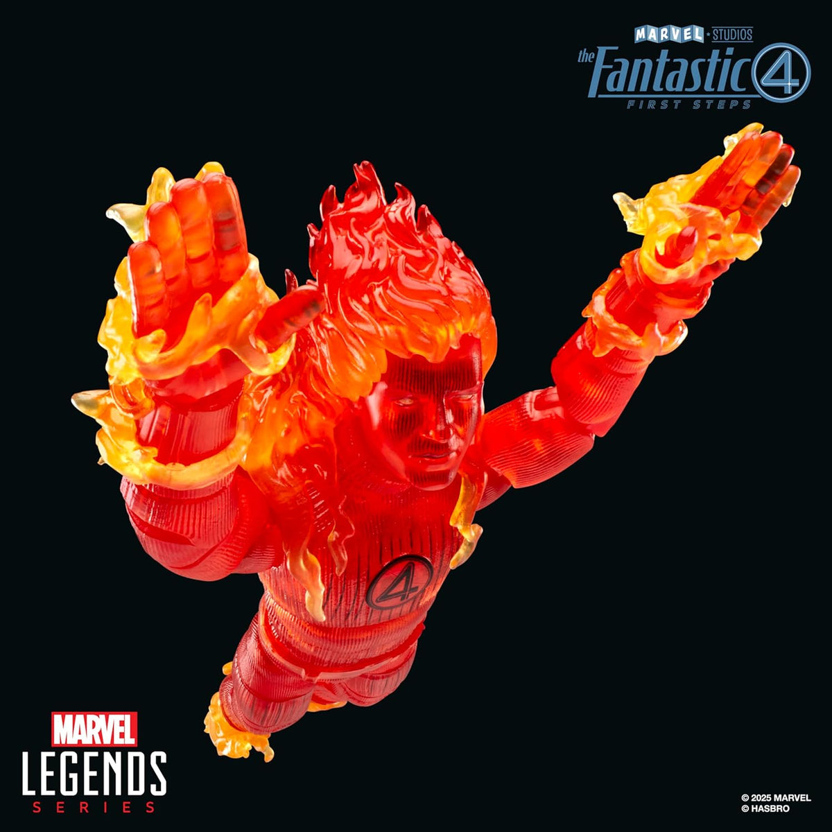Marvel Legends The Fantastic Four: First Steps Human Torch 6" Action Figure Action Figures - Toys - New - CaveGamers - Image 10