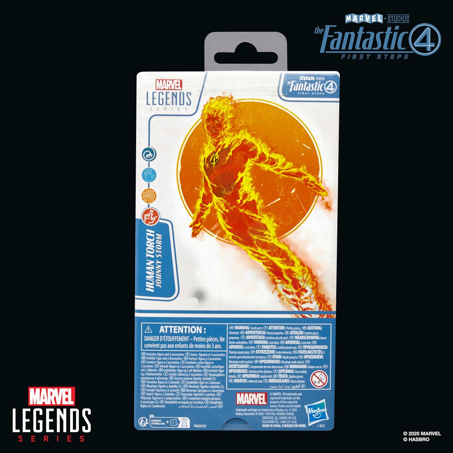 Marvel Legends The Fantastic Four: First Steps Human Torch 6" Action Figure Action Figures - Toys - New - CaveGamers - Image 3