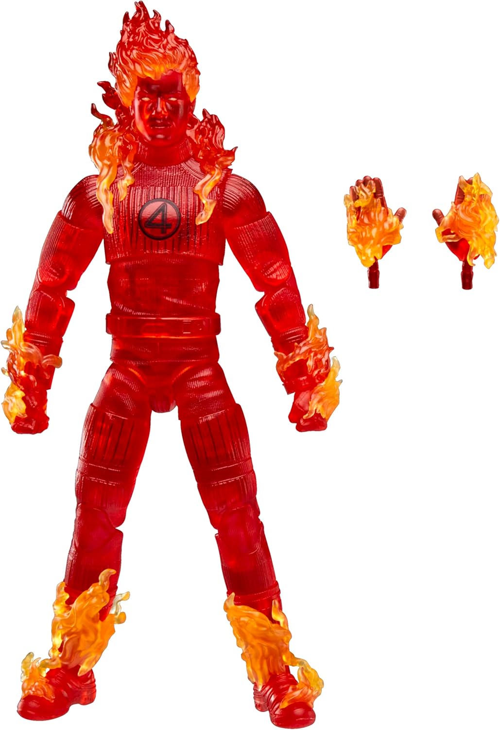 Marvel Legends The Fantastic Four: First Steps Human Torch 6" Action Figure Action Figures - Toys - New - CaveGamers - Image 4