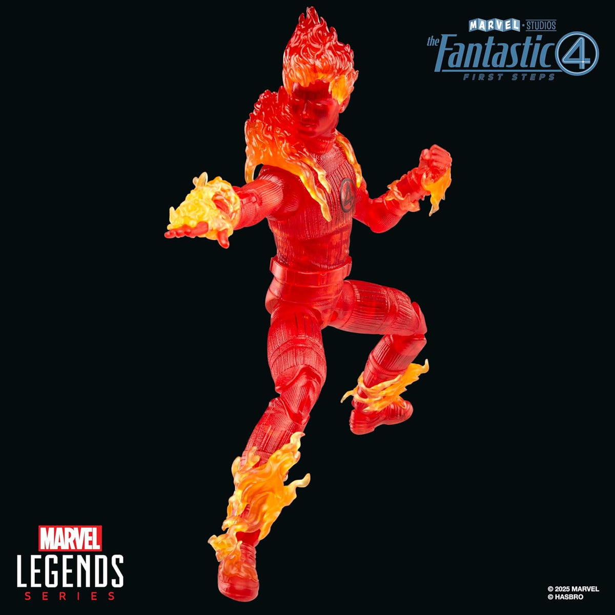 Marvel Legends The Fantastic Four: First Steps Human Torch 6" Action Figure Action Figures - Toys - New - CaveGamers - Image 6