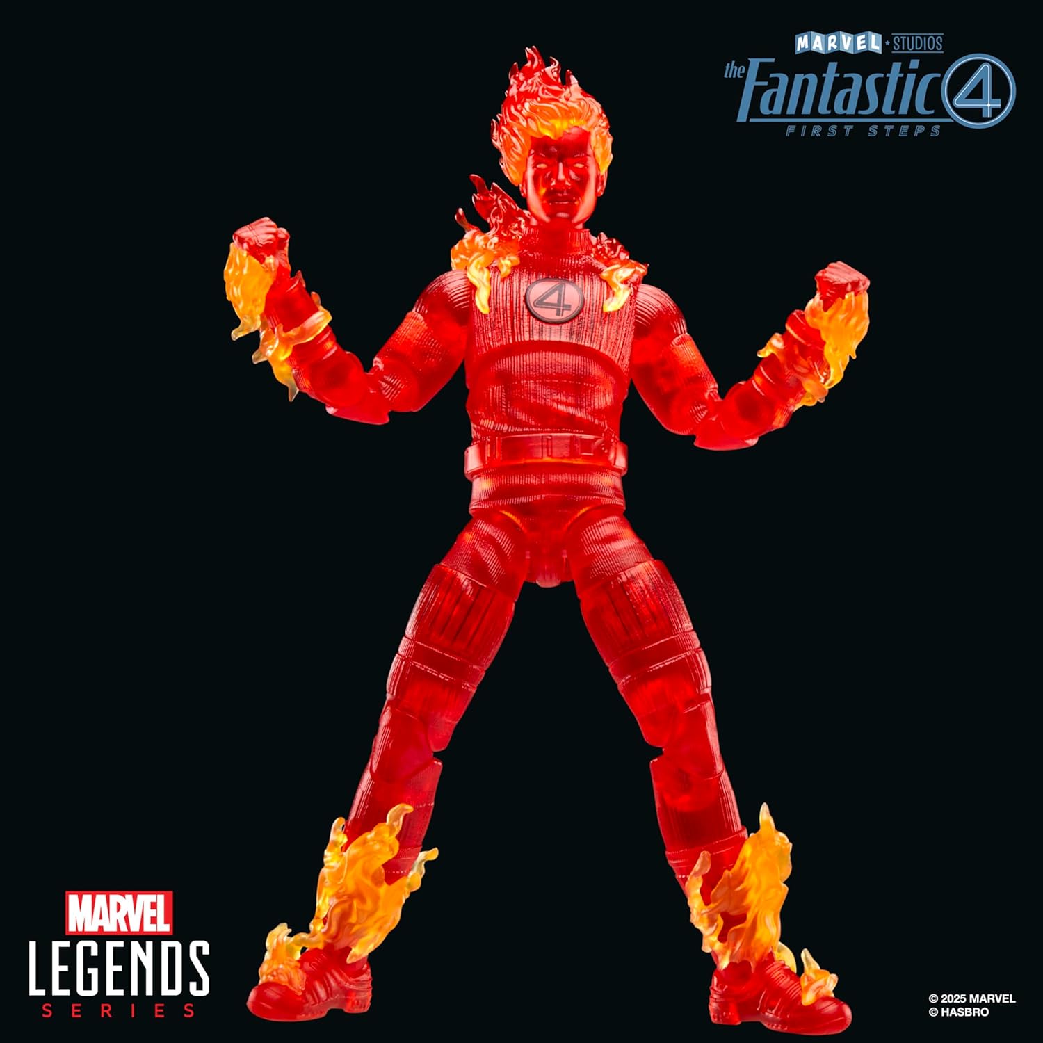 Marvel Legends The Fantastic Four: First Steps Human Torch 6" Action Figure Action Figures - Toys - New - CaveGamers - Image 8