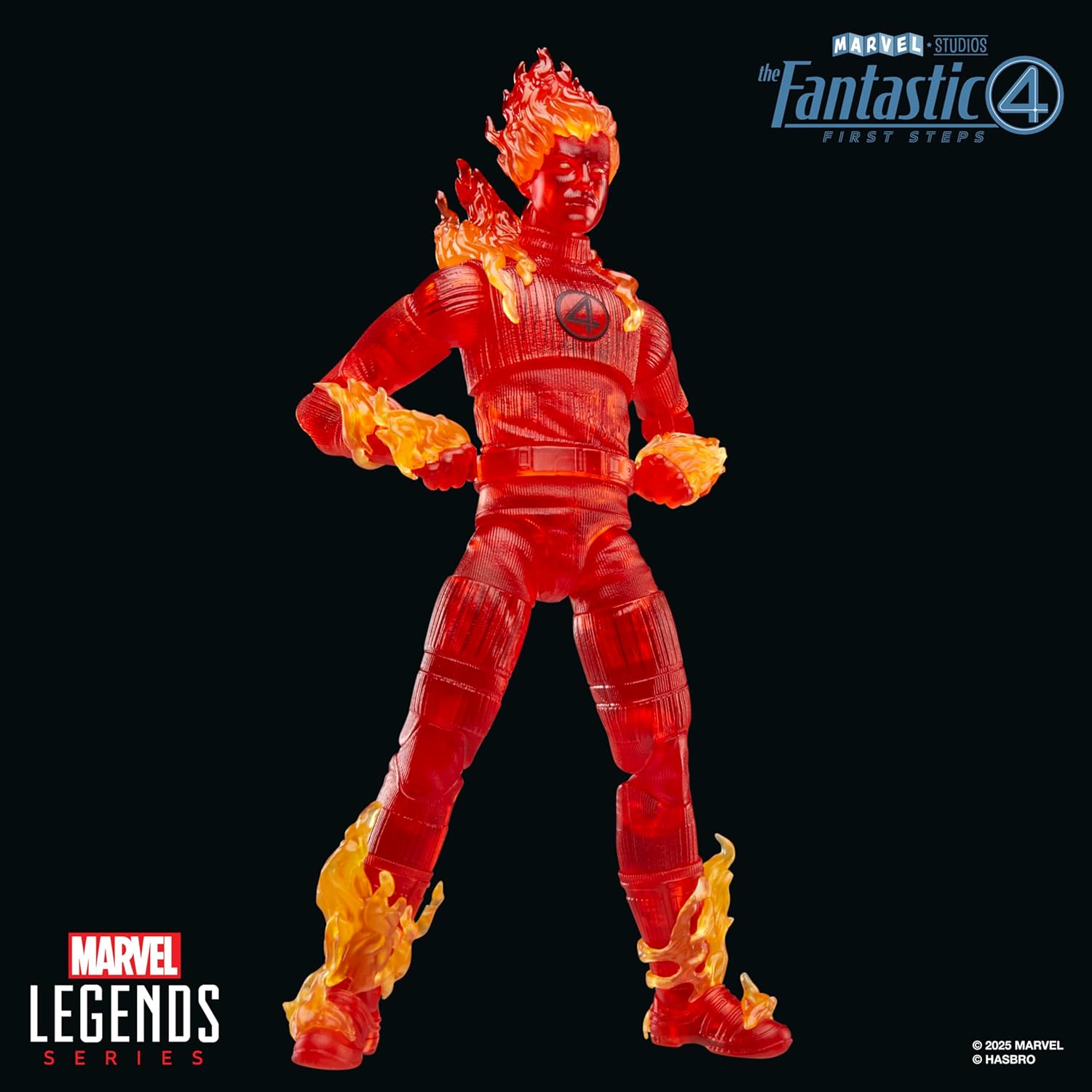 Marvel Legends The Fantastic Four: First Steps Human Torch 6" Action Figure Action Figures - Toys - New - CaveGamers - Image 9