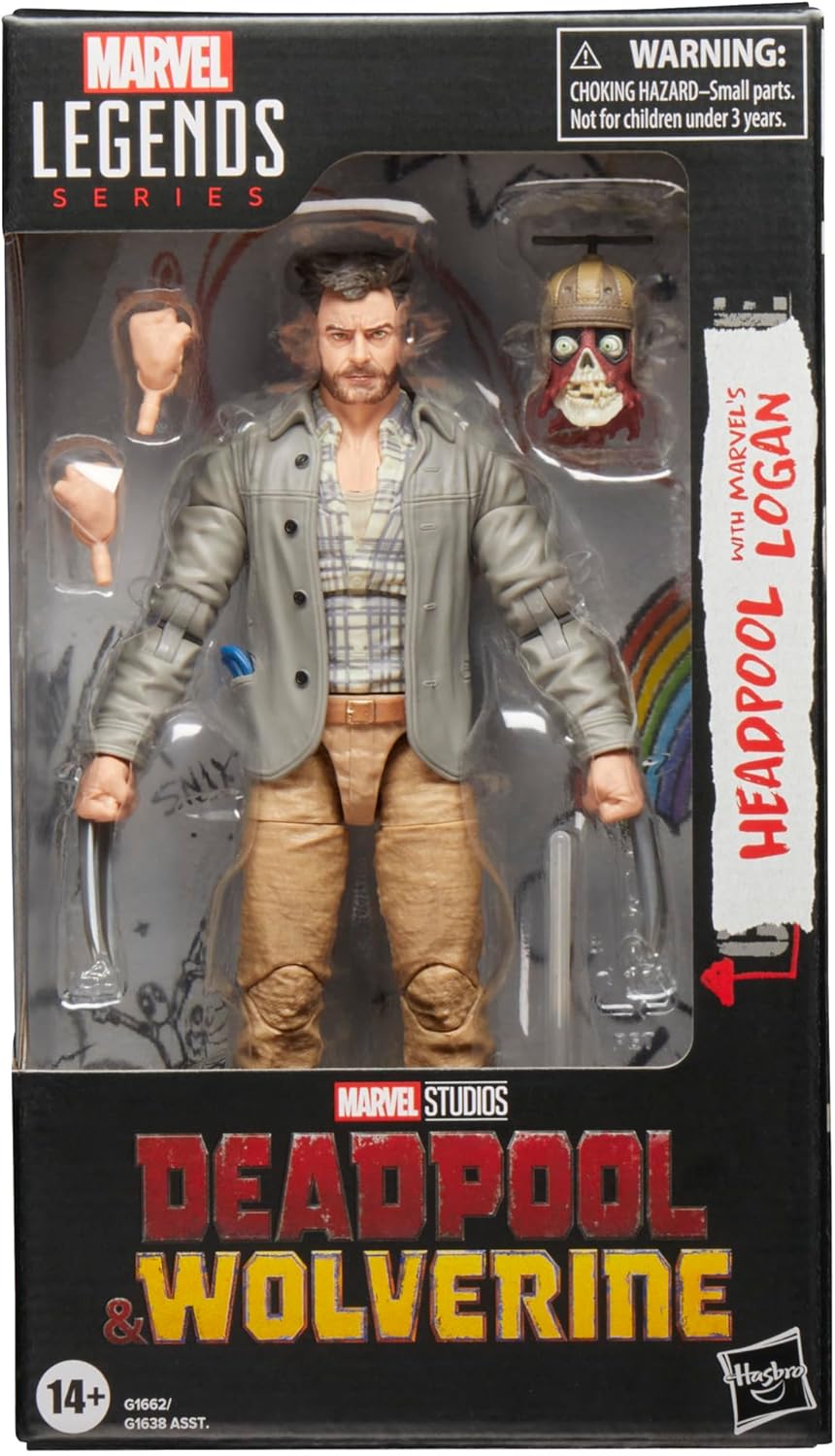 Marvel Legends Deadpool & Wolverine Headpool with Logan 6" Action Figure Action Figures - Toys - New - CaveGamers