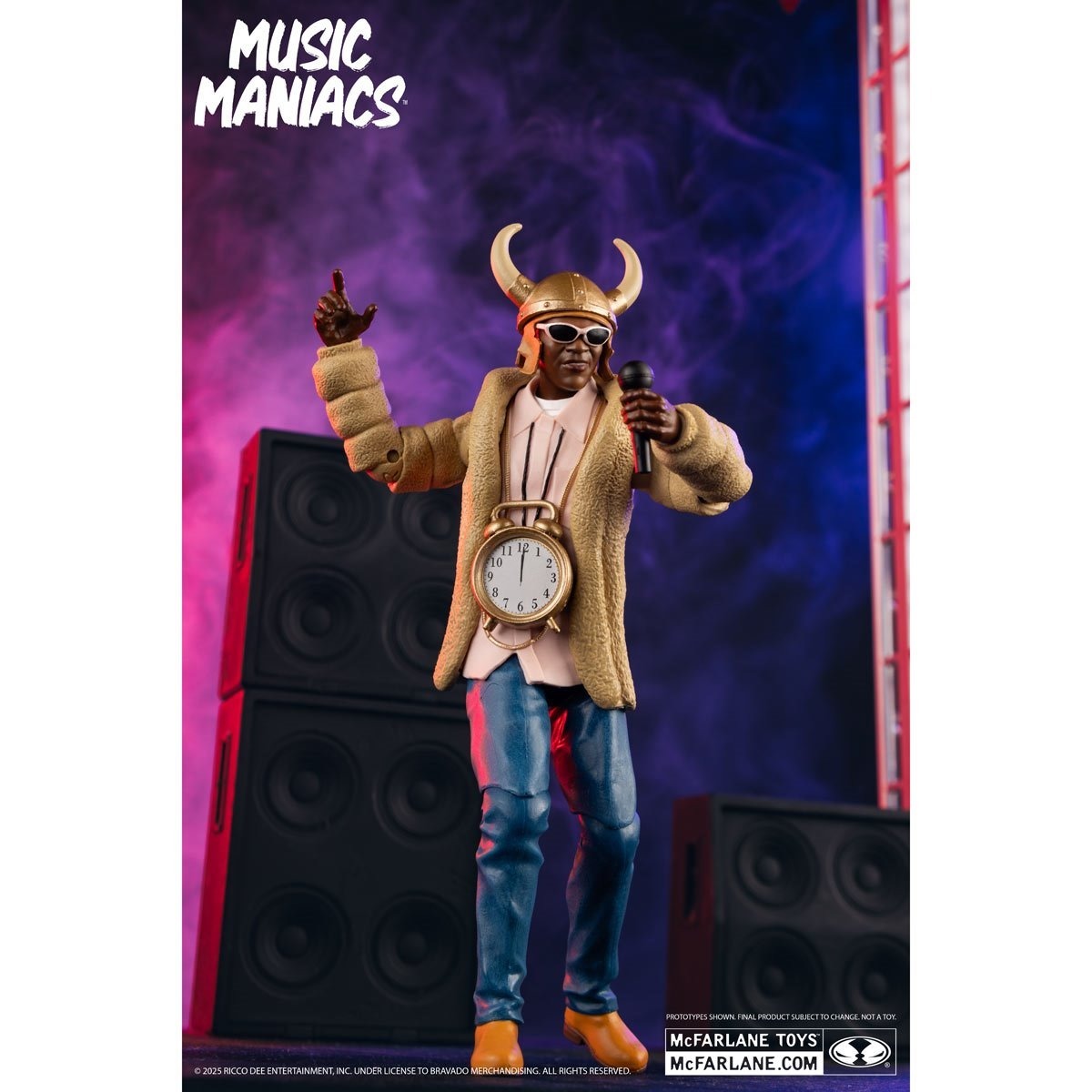Music Maniacs: Flavor Flav 6-Inch Action Figure Action Figures - Toys - New - CaveGamers - Image 10