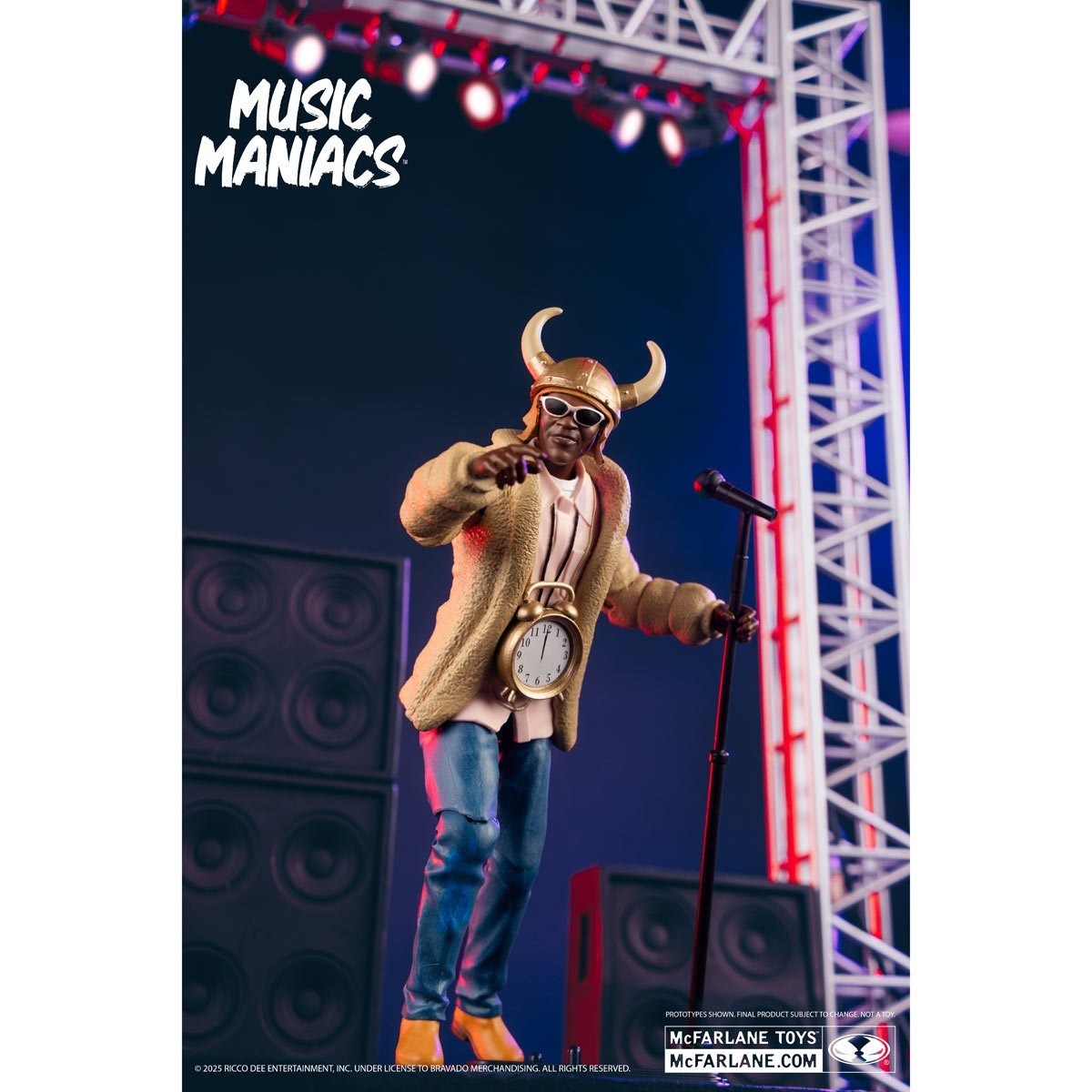 Music Maniacs: Flavor Flav 6-Inch Action Figure Action Figures - Toys - New - CaveGamers - Image 12