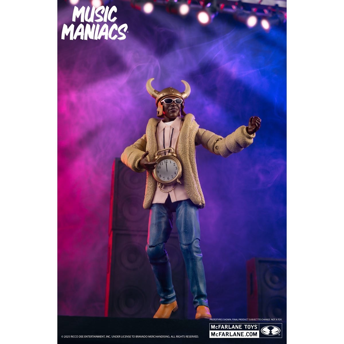 Music Maniacs: Flavor Flav 6-Inch Action Figure Action Figures - Toys - New - CaveGamers - Image 9