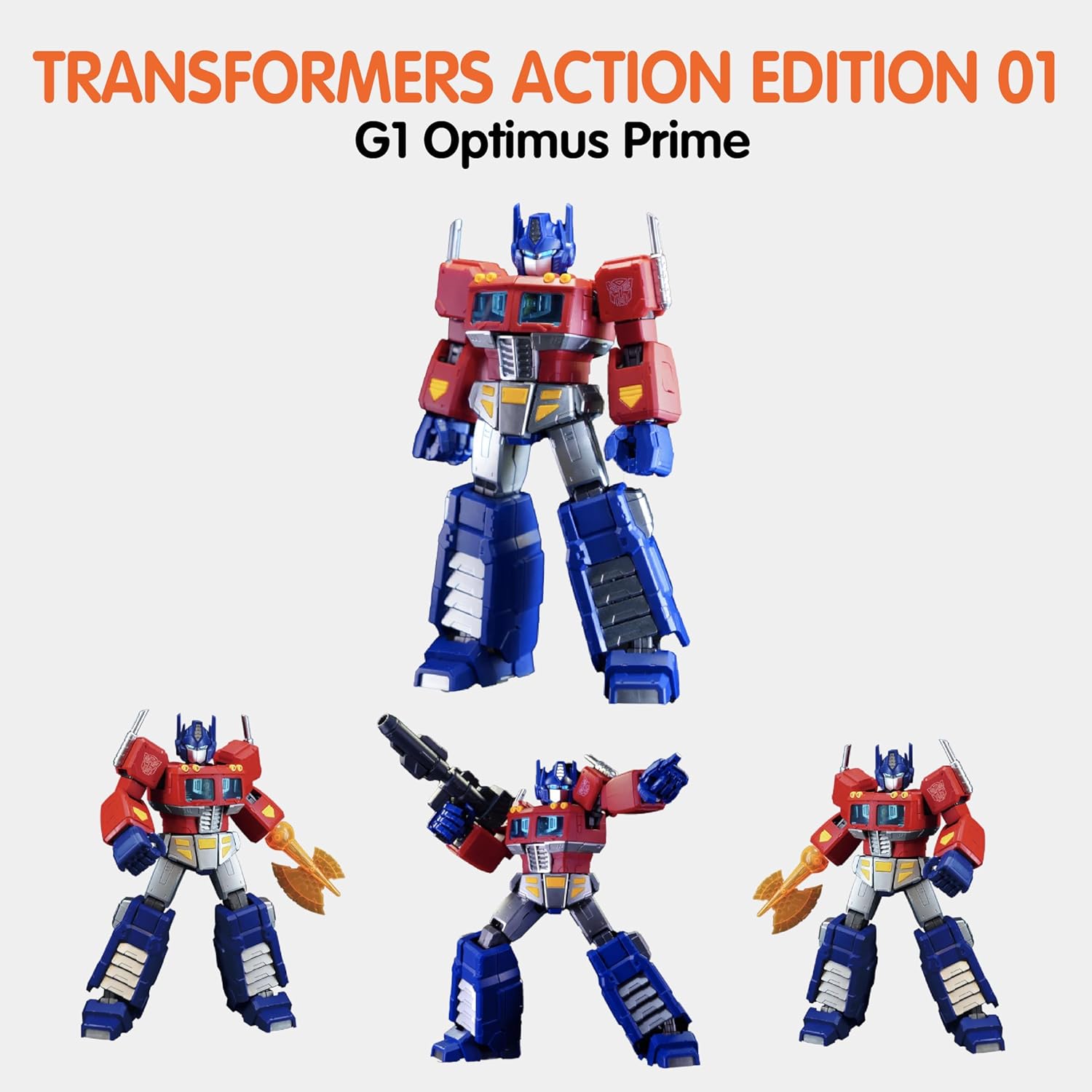 Transformers G1 Optimus Prime Blokees Action Edition Model Kit - Previews Exclusive Action Figures - Toys - New - CaveGamers - Image 5