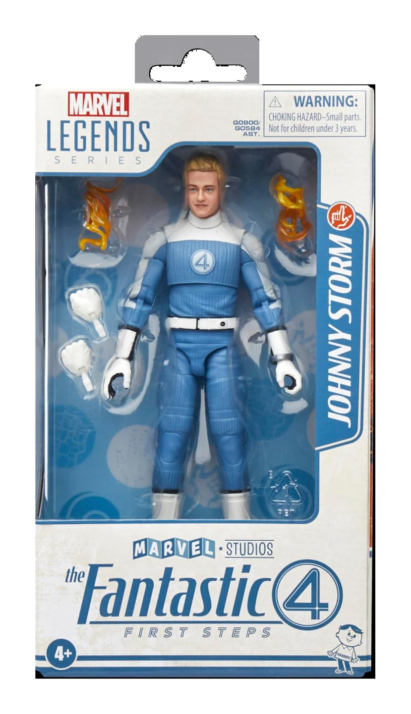 Marvel Legends The Fantastic Four: First Steps Johnny Storm 6" Action Figure Action Figures - Toys - New - CaveGamers