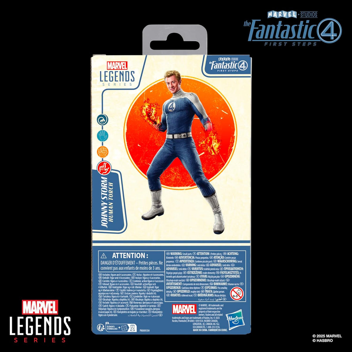 Marvel Legends The Fantastic Four: First Steps Johnny Storm 6" Action Figure Action Figures - Toys - New - CaveGamers - Image 3