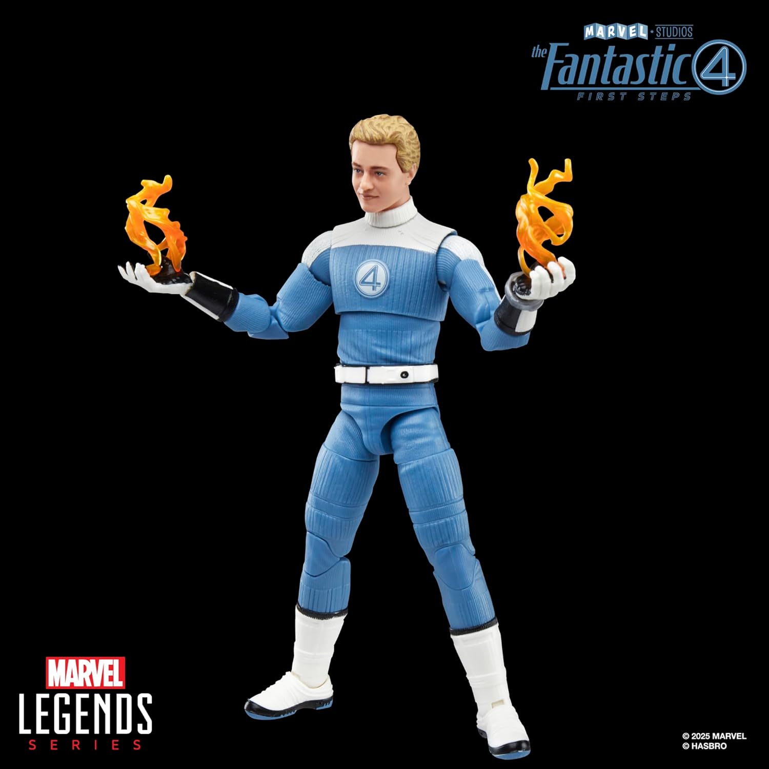 Marvel Legends The Fantastic Four: First Steps Johnny Storm 6" Action Figure Action Figures - Toys - New - CaveGamers - Image 8