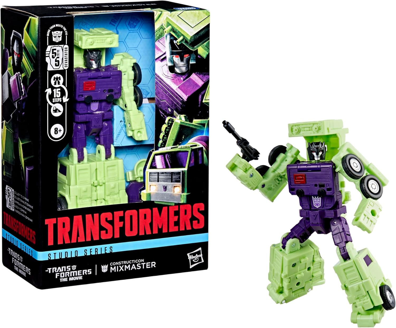 Transformers Studio Series 86 Voyager Class Transformers: The Movie Constructicon Mixmaster Action Figures - Toys - New - CaveGamers - Image 3