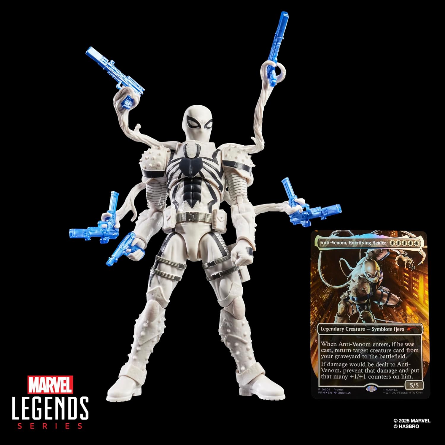 Marvel Legends Spider-Man Agent Anti-Venom Action Figure and Magic: The Gathering Card Action Figures - Toys - New - CaveGamers - Image 10