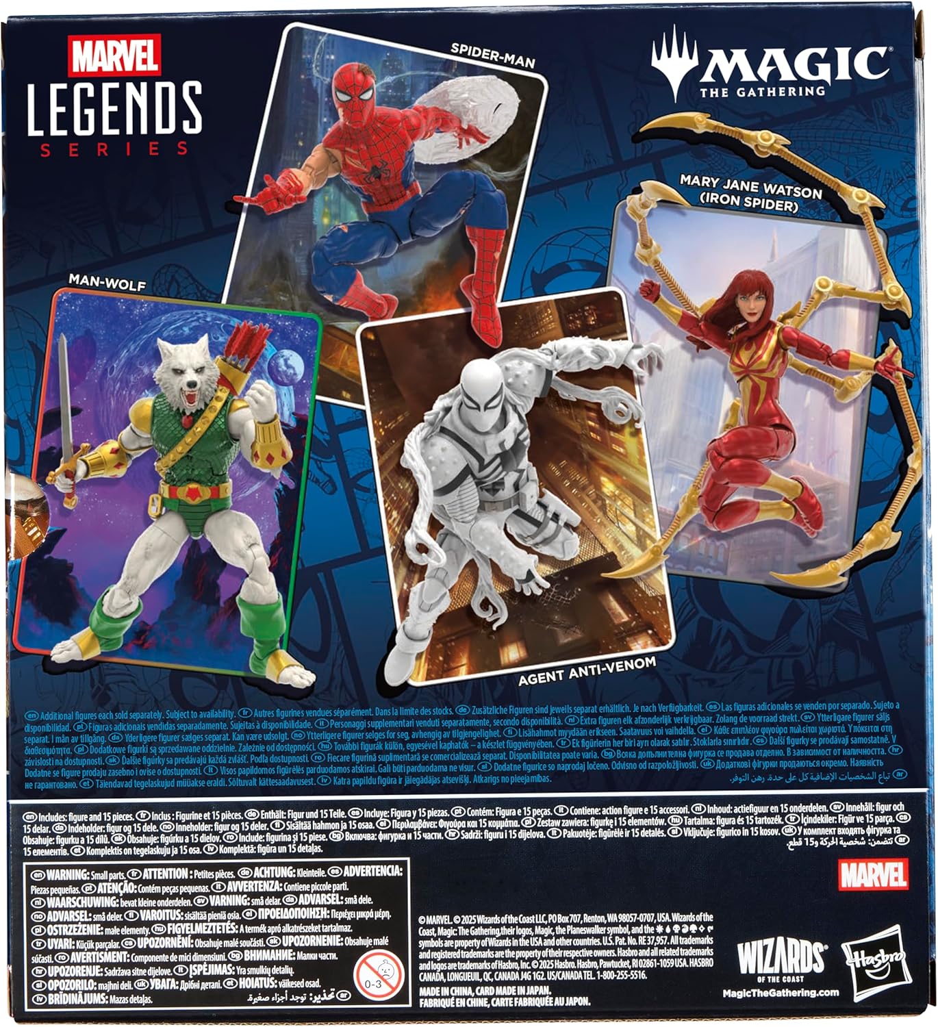 Marvel Legends Spider-Man Agent Anti-Venom Action Figure and Magic: The Gathering Card Action Figures - Toys - New - CaveGamers - Image 3