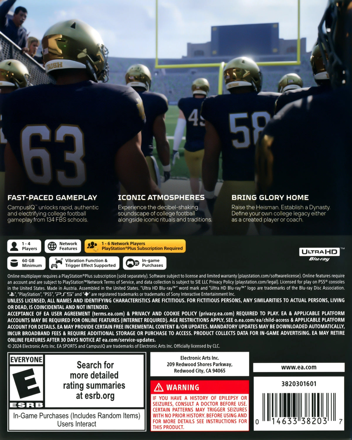 EA Sports College Football 25 PS5 - Video Game - Used - CaveGamers - Image 2
