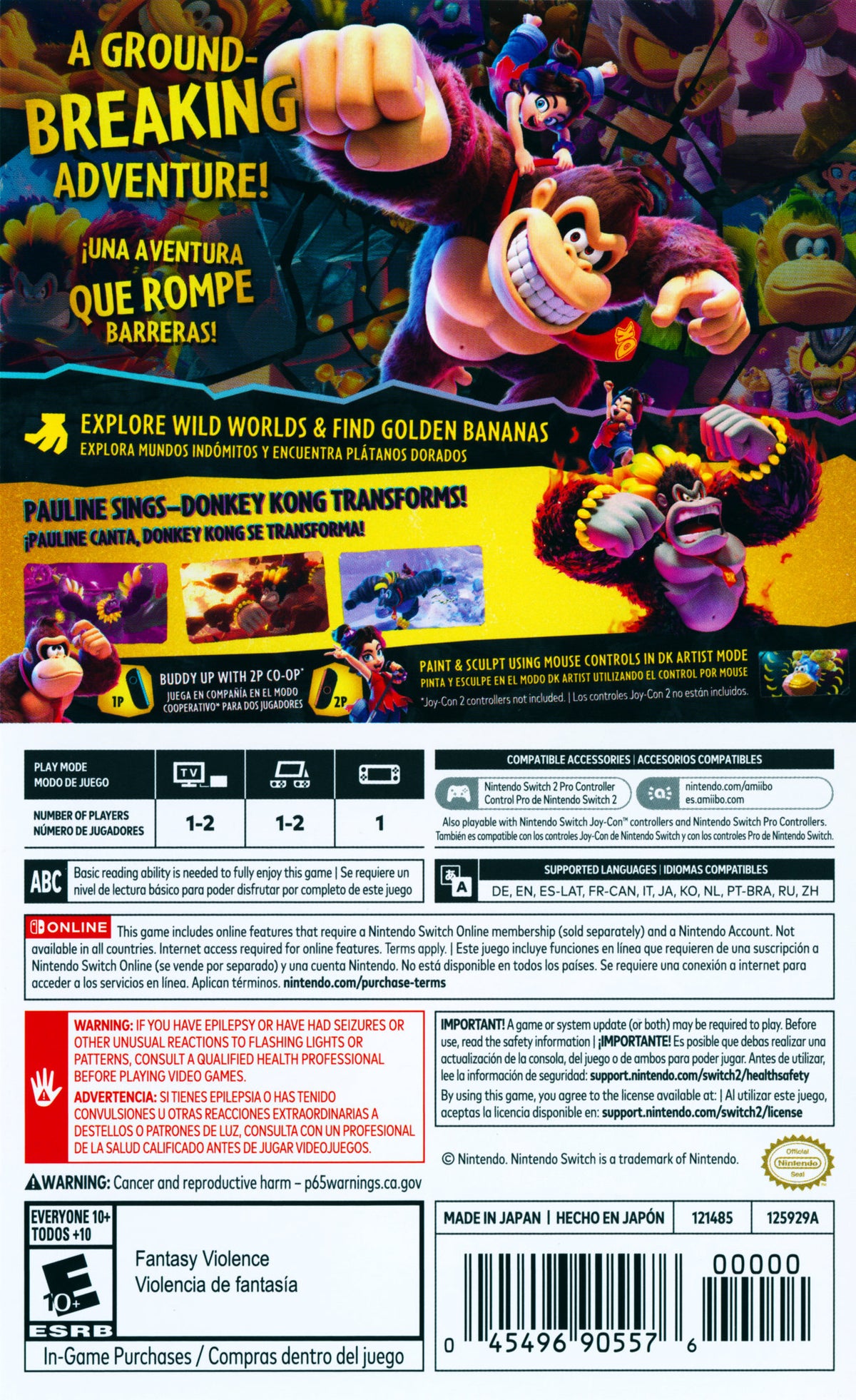 Donkey Kong Bananza Switch 2 - Video Game - Used - CaveGamers - Image 2