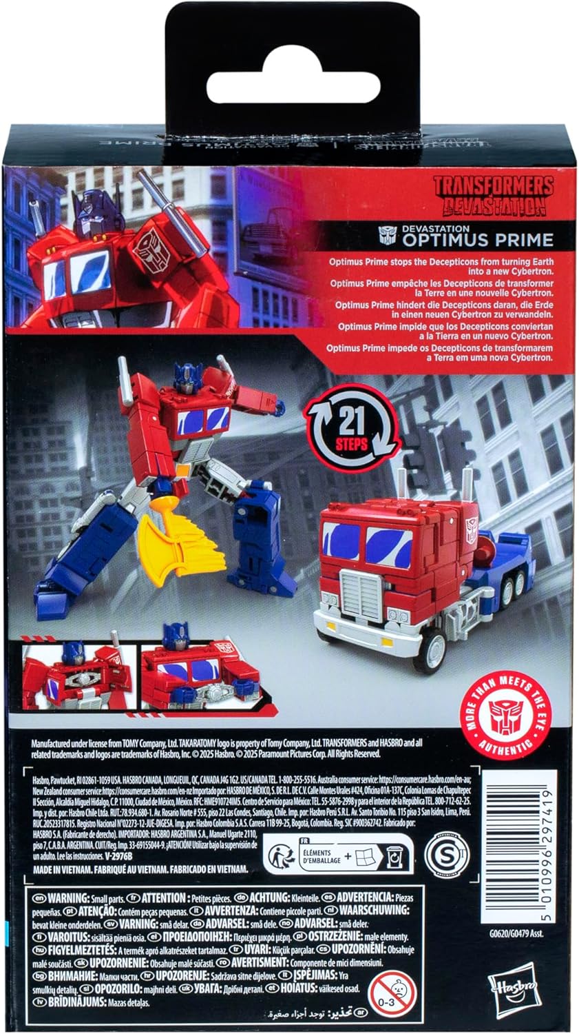 Transformers Studio Series Deluxe Class Transformers: Devastation Optimus Prime Action Figures - Toys - New - CaveGamers - Image 2