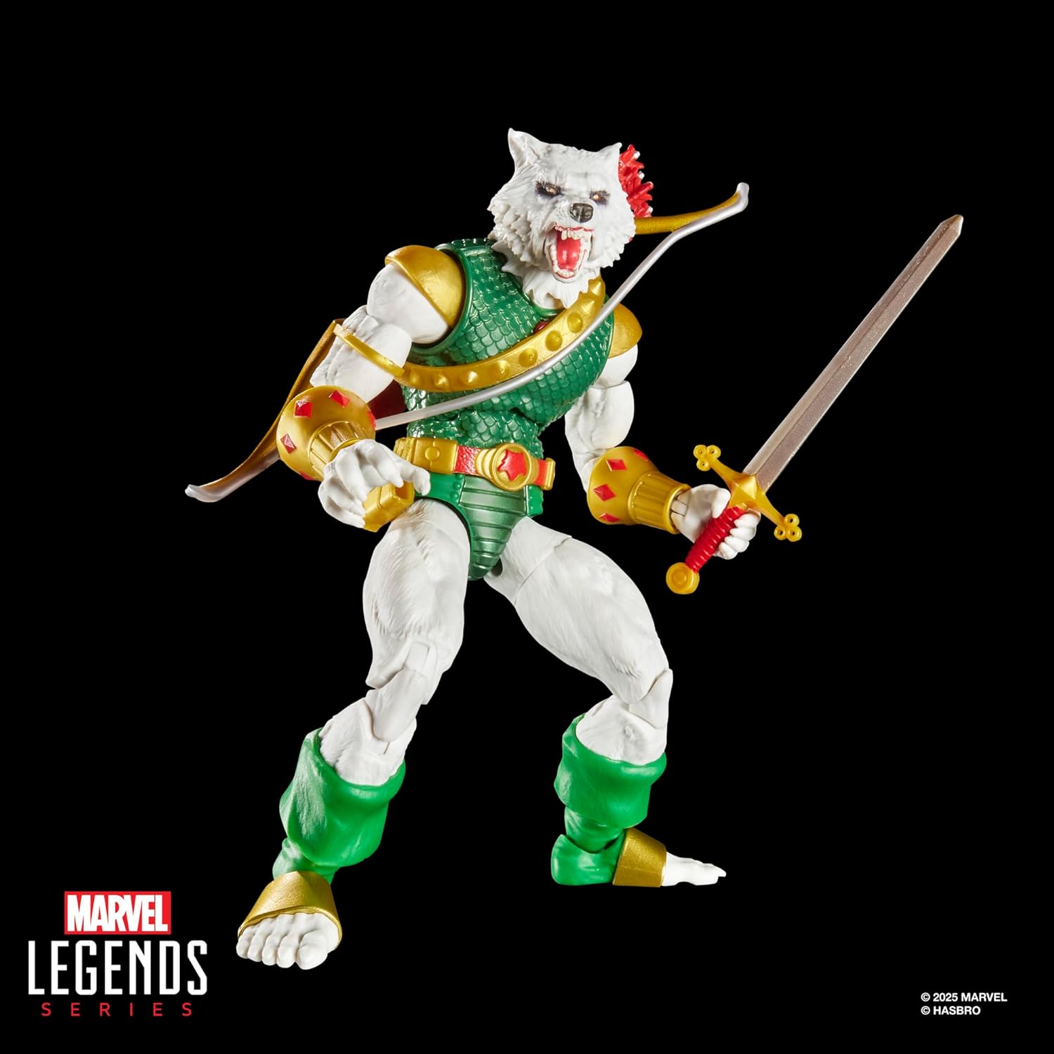 Marvel Legends Spider-Man Magic: The Gathering Man-Wolf 6" Action Figure and Card Action Figures - Toys - New - CaveGamers - Image 5
