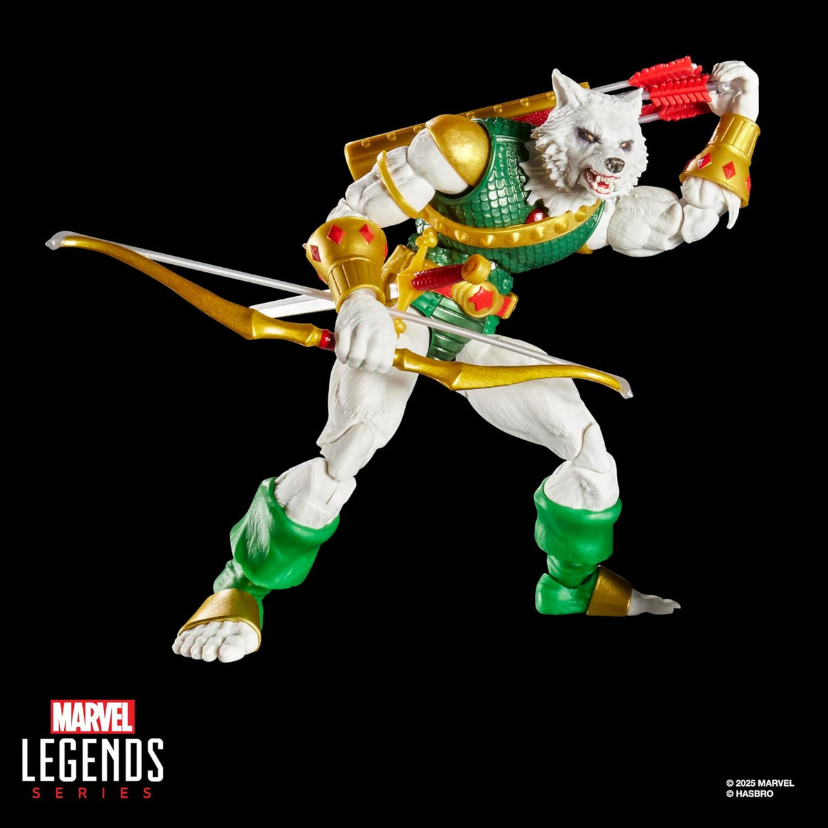 Marvel Legends Spider-Man Magic: The Gathering Man-Wolf 6" Action Figure and Card Action Figures - Toys - New - CaveGamers - Image 6
