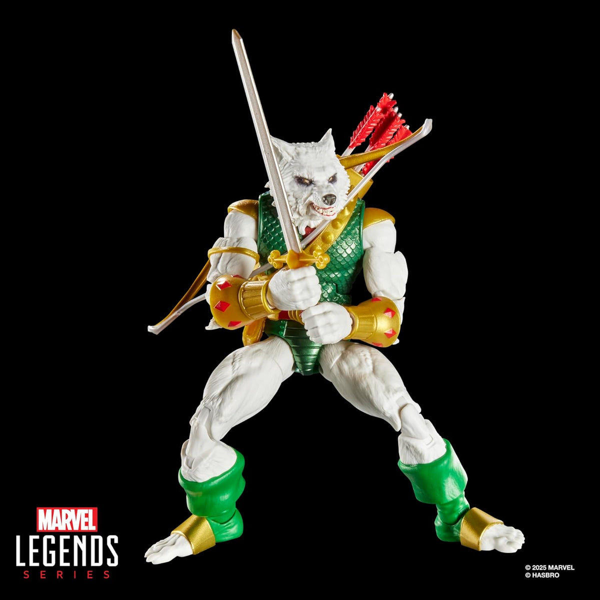 Marvel Legends Spider-Man Magic: The Gathering Man-Wolf 6" Action Figure and Card Action Figures - Toys - New - CaveGamers - Image 8