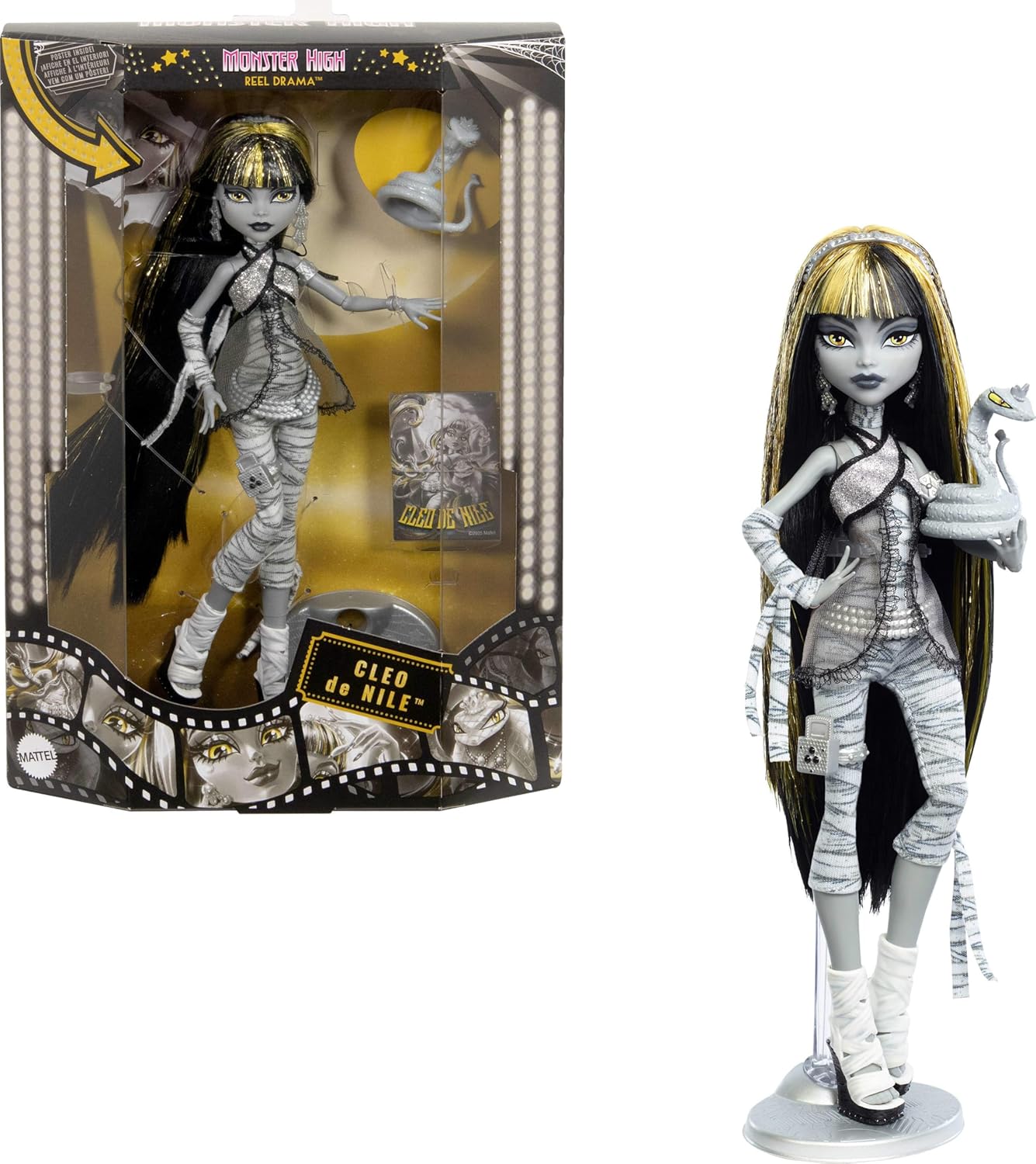 Monster High Reel Drama Cleo de Nile Collector Doll Dolls - Toys - New - CaveGamers