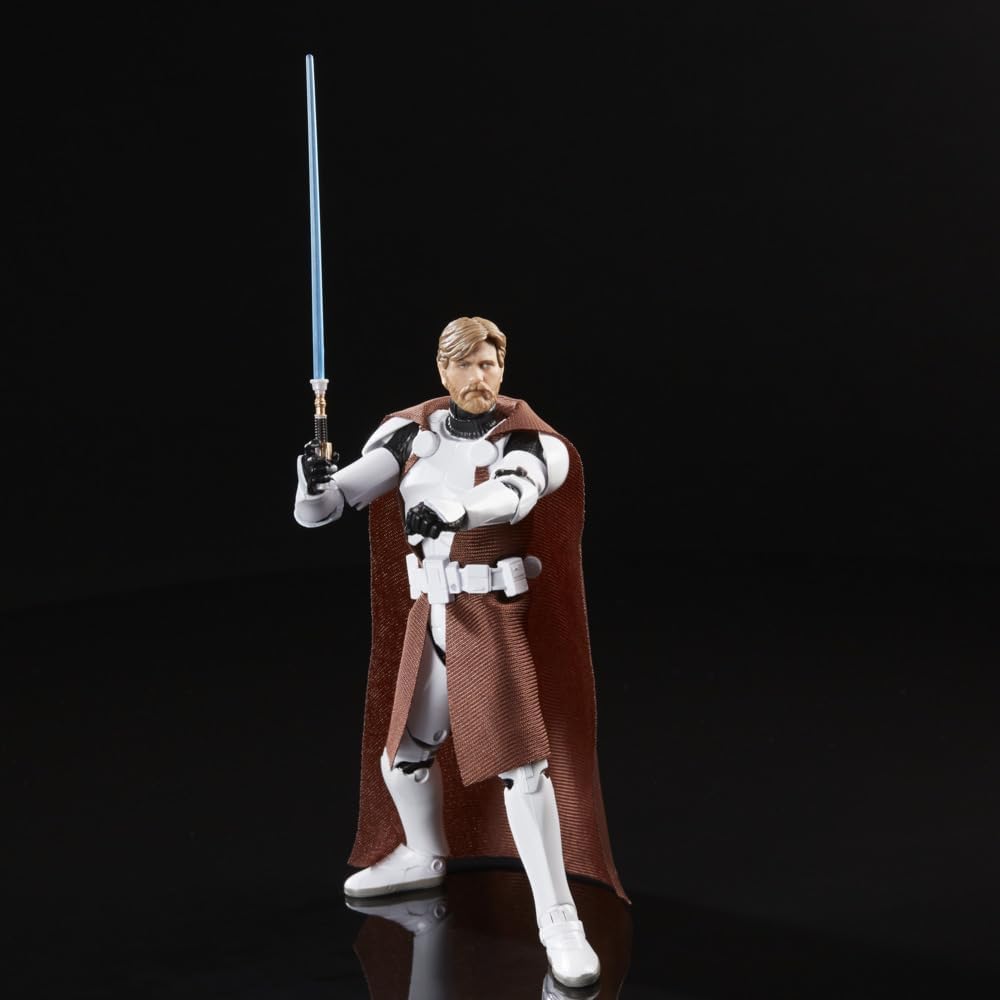Star Wars: The Black Series - Clone Commander Obi-Wan Kenobi Action Figure Action Figures - Toys - New - CaveGamers - Image 3