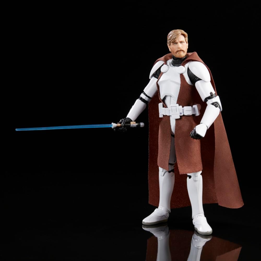 Star Wars: The Black Series - Clone Commander Obi-Wan Kenobi Action Figure Action Figures - Toys - New - CaveGamers - Image 5