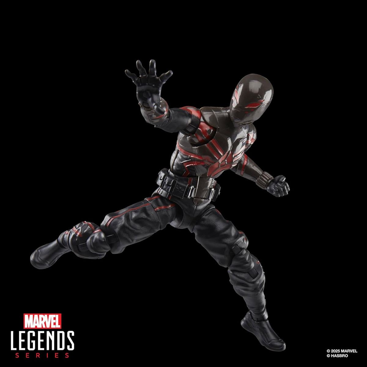 Marvel Legends: Spider-Man 2 Gamerverse Miles Morales Brooklyn 2099 6" Action Figure Action Figures - Toys - New - CaveGamers - Image 6
