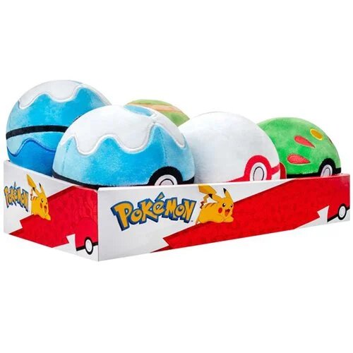 Pokemon Poke Ball 5" Plush - One at Random Dolls - Toys - New - CaveGamers