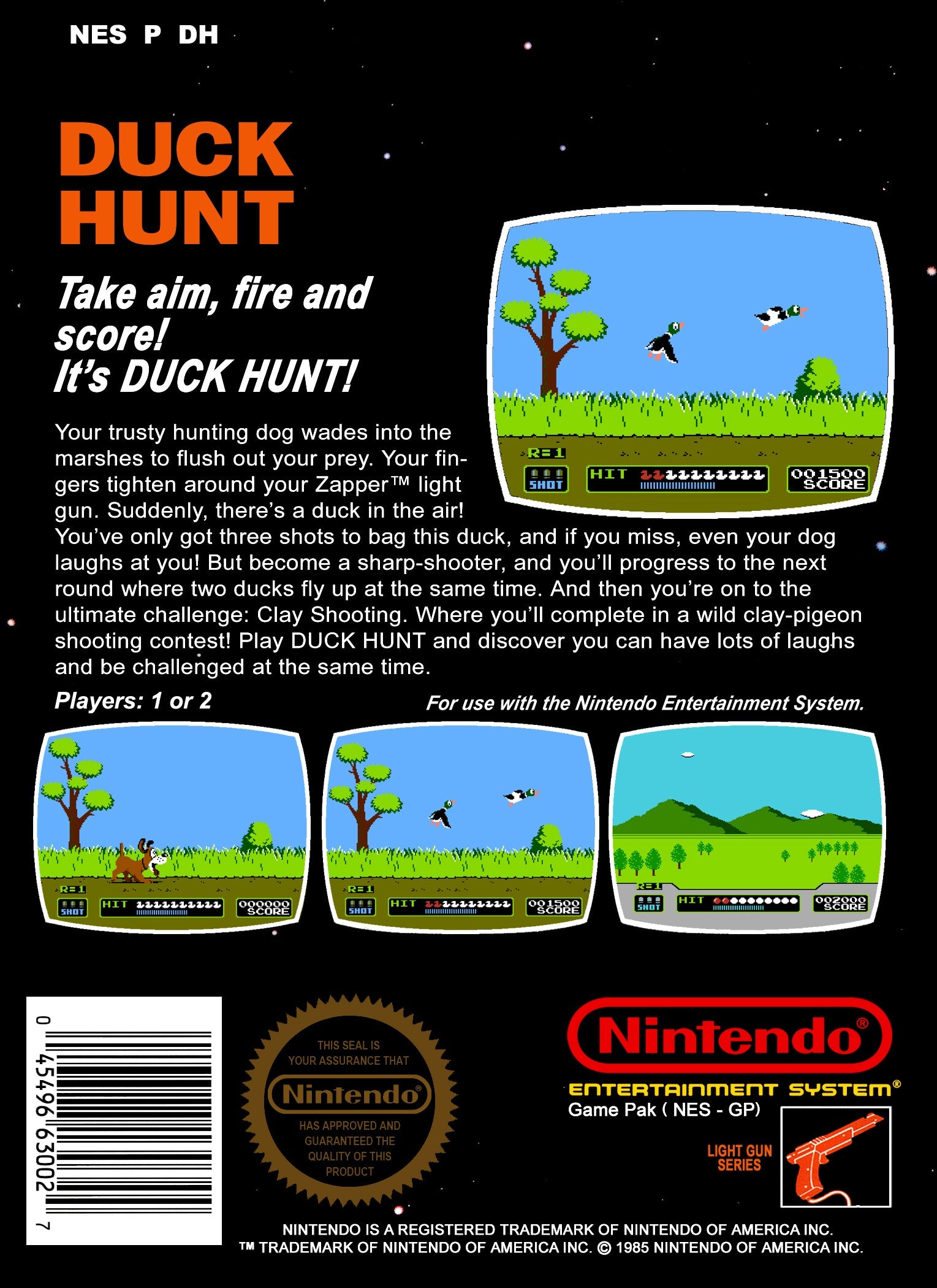 Duck Hunt NES - Video Game - Used - CaveGamers - Image 2