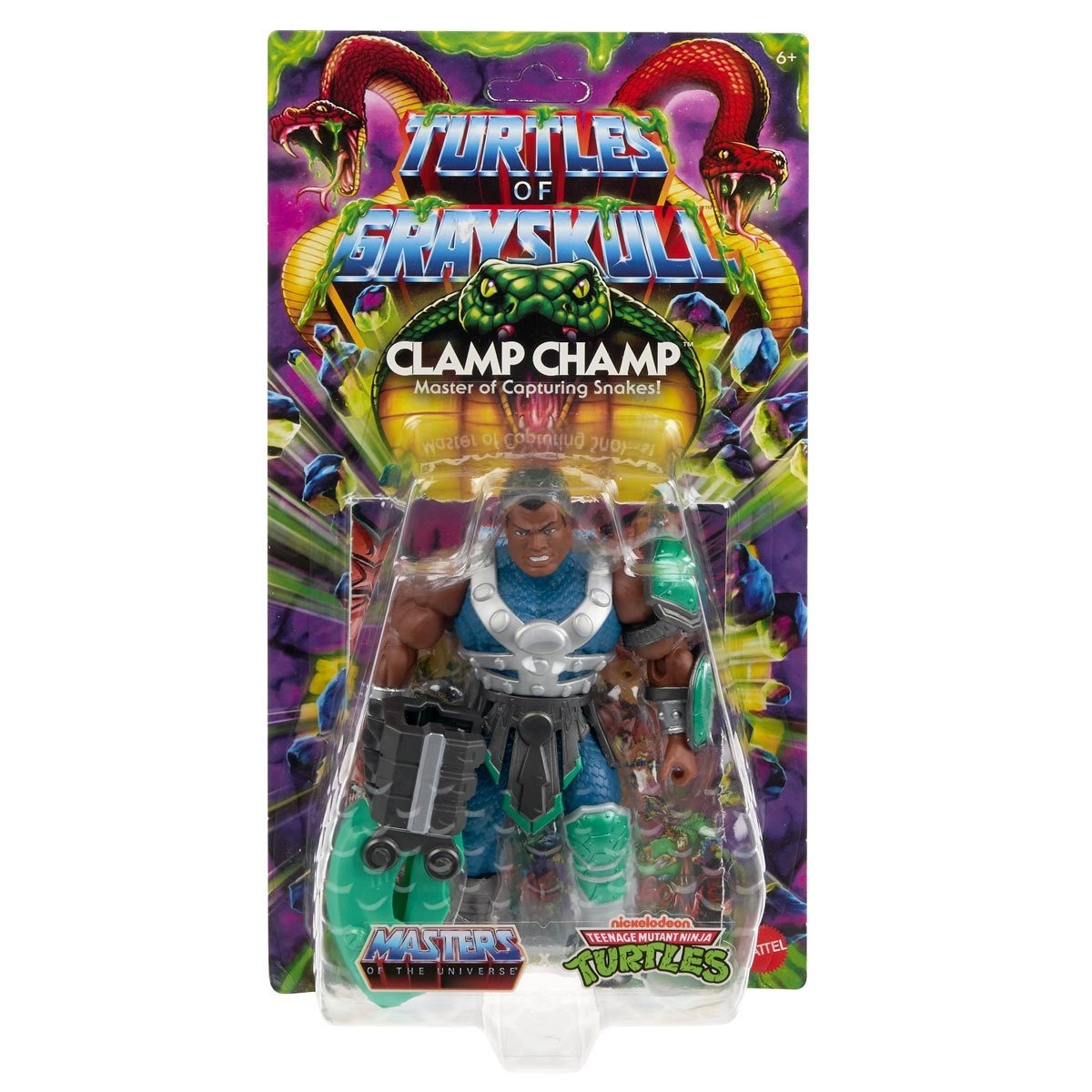 Masters of the Universe Origins Turtles of Grayskull Wave 6 Clamp Champ Action Figure Action Figures - Toys - New - CaveGamers